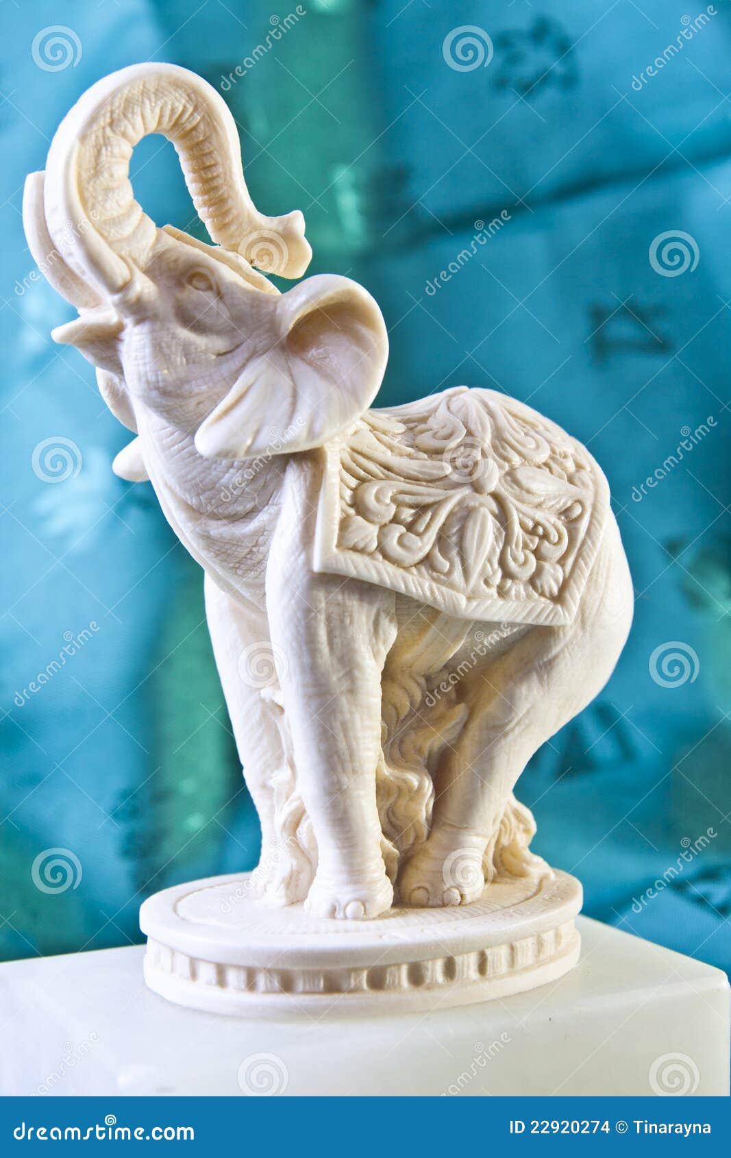 ivory elephant statue
