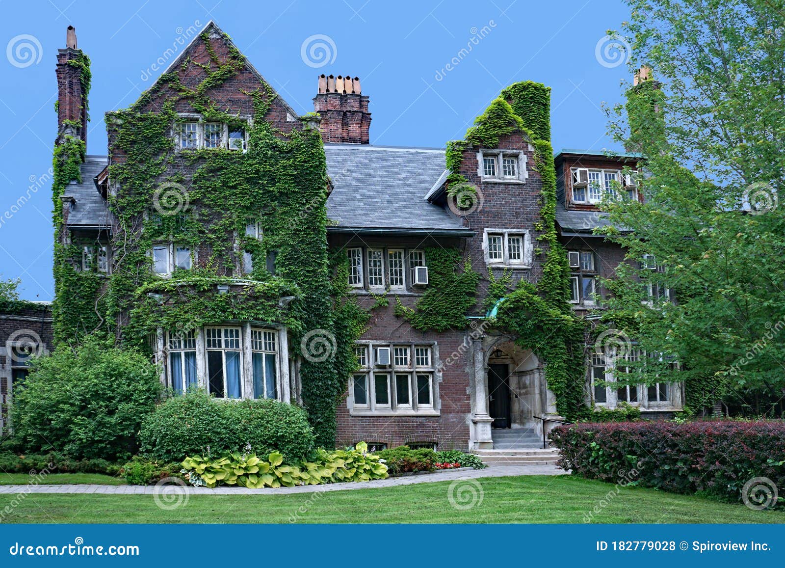Ivy Covered College Building Stock Photo Image of covered, mansion