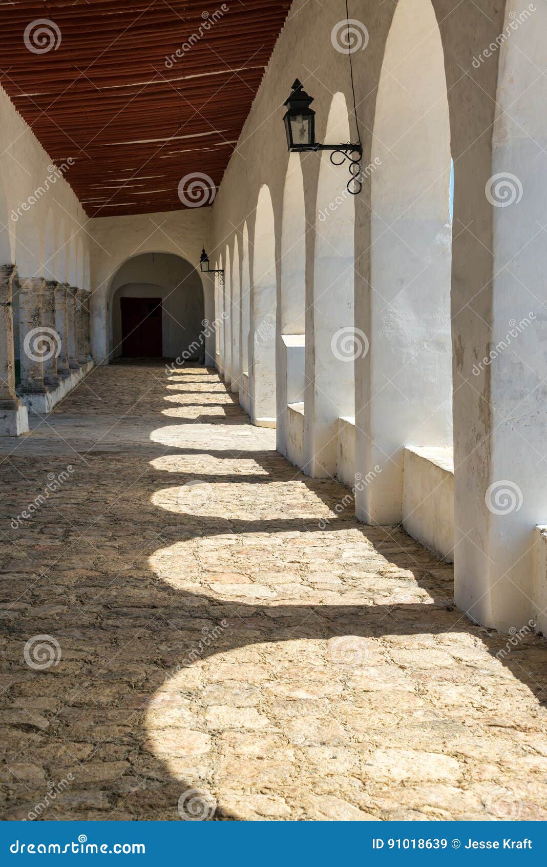 izamal monastery corridor
