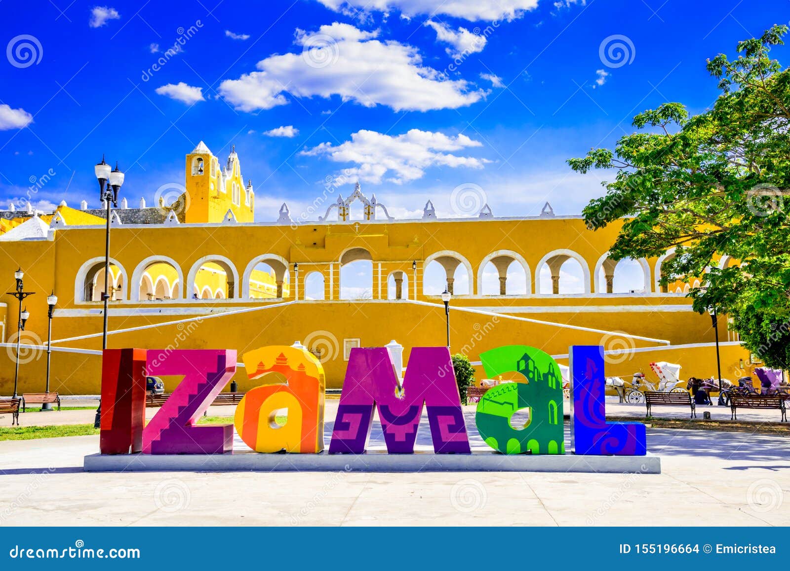 izamal, yucatan in mexico - central america