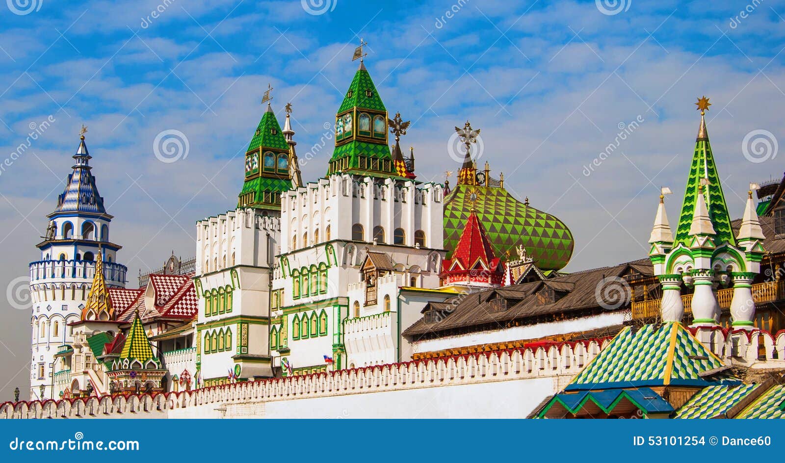 Izmailovo stock photo. Image of moscow, belfry, detail 53101254