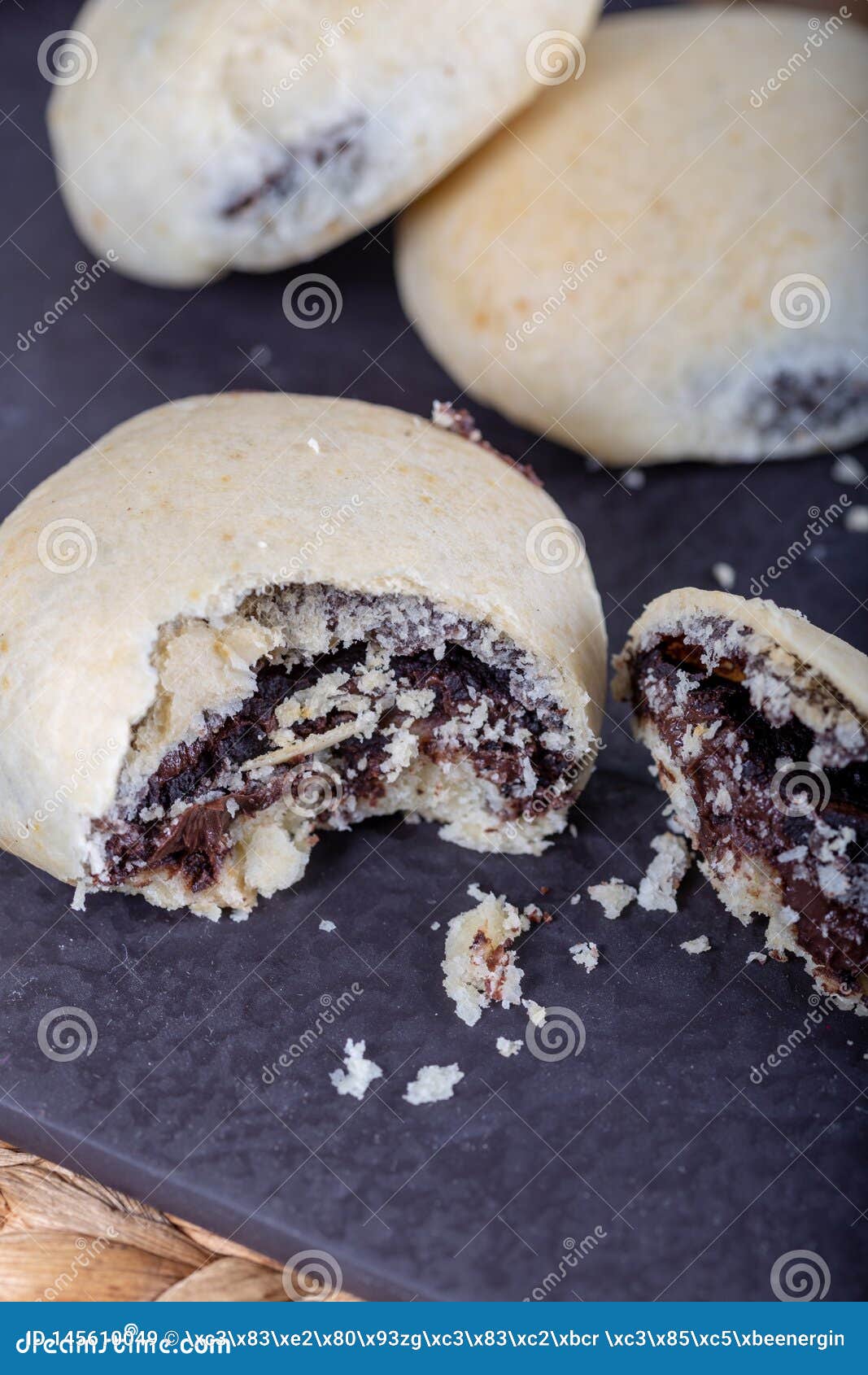 izmir`s famous chocolate cream cookies.