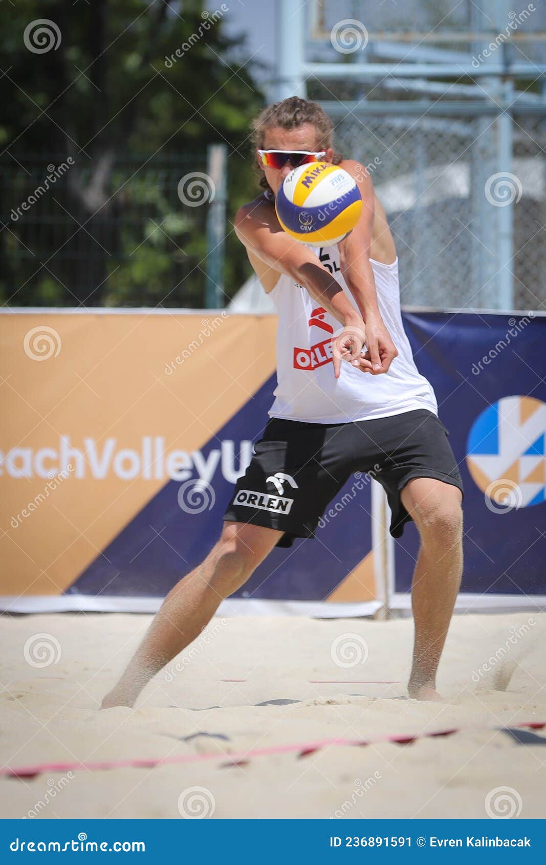 CEV U20 Beach Volleyball European Championships in Izmir, Turkey Editorial Photo