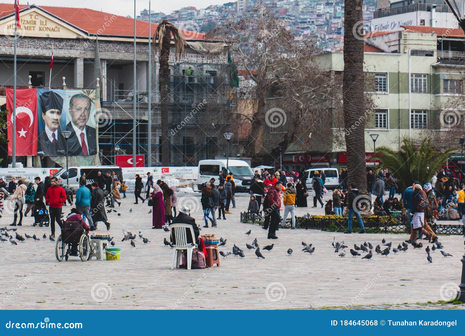 Street View In Foca Izmir Stock Photo - Download Image Now ...