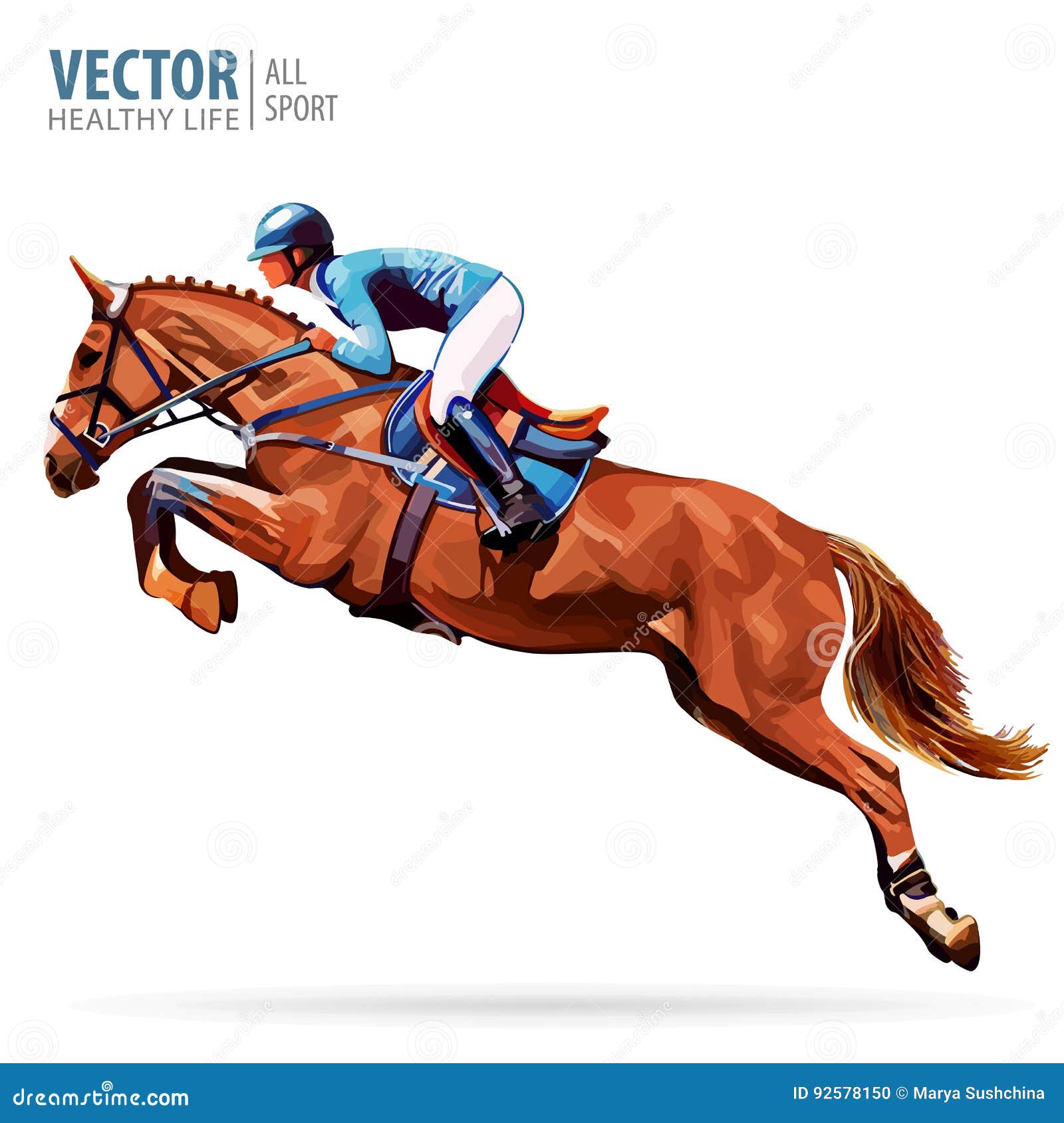 Vetores de Cavalo Pulando Cerca Esporte Equestre e mais imagens de Corrida  de Cavalos - Evento Equestre - Corrida de Cavalos - Evento Equestre,  Poster, Vector - iStock