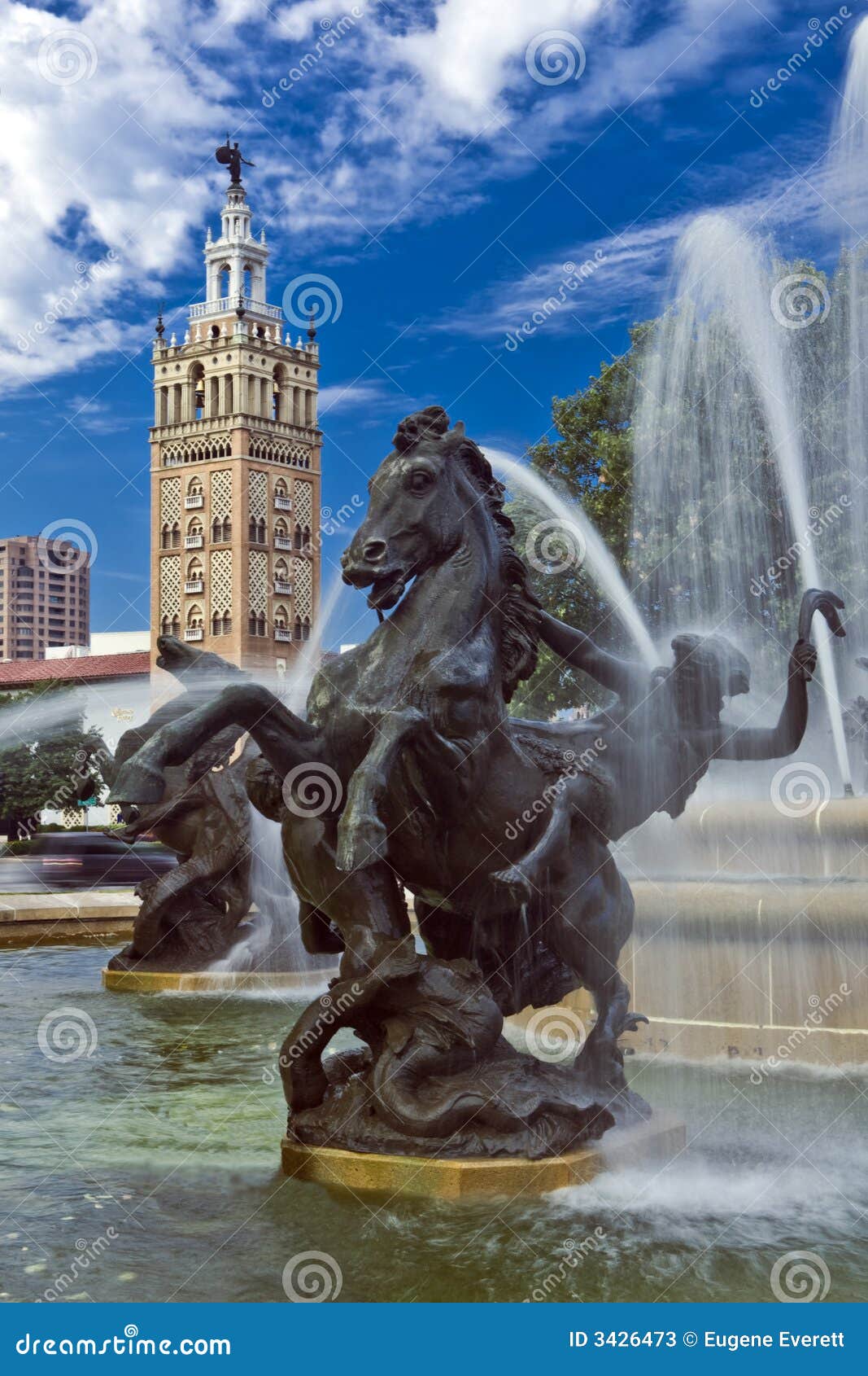 j.c. nichols fountain detail