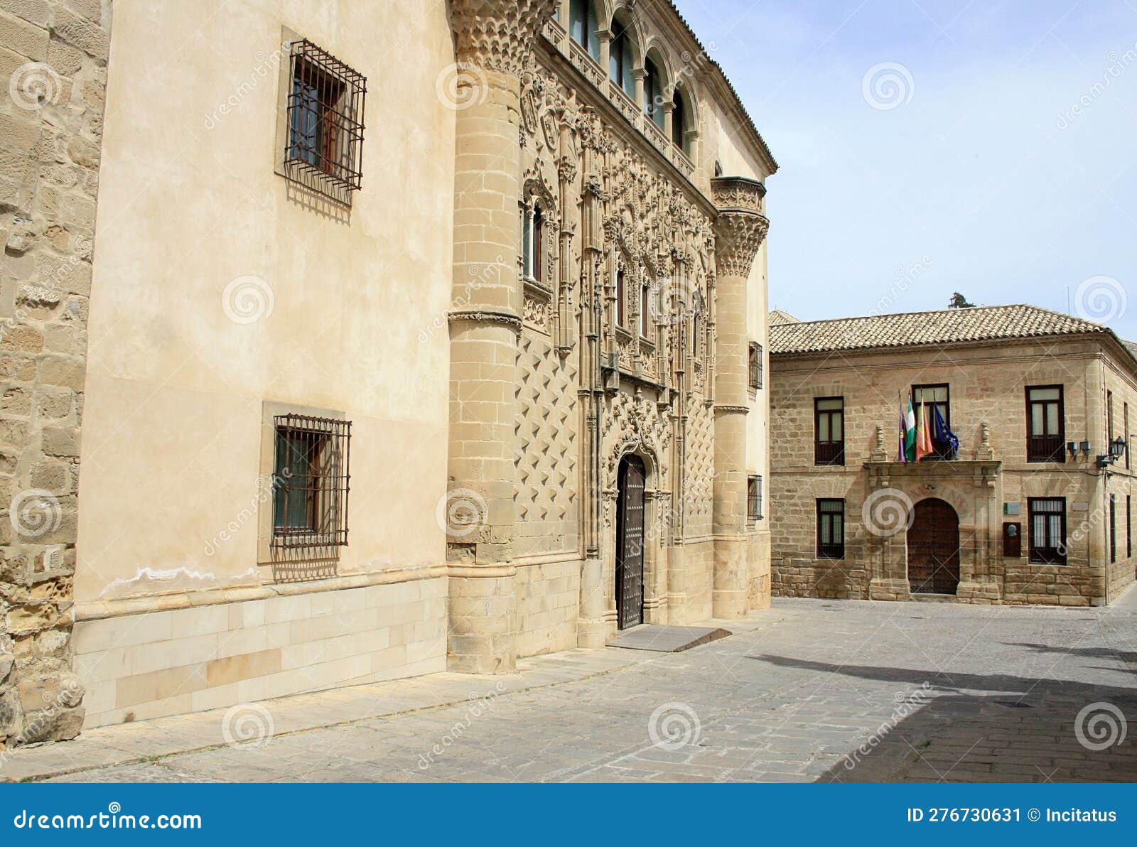 jabalquinto palace in baeza, jaÃn.