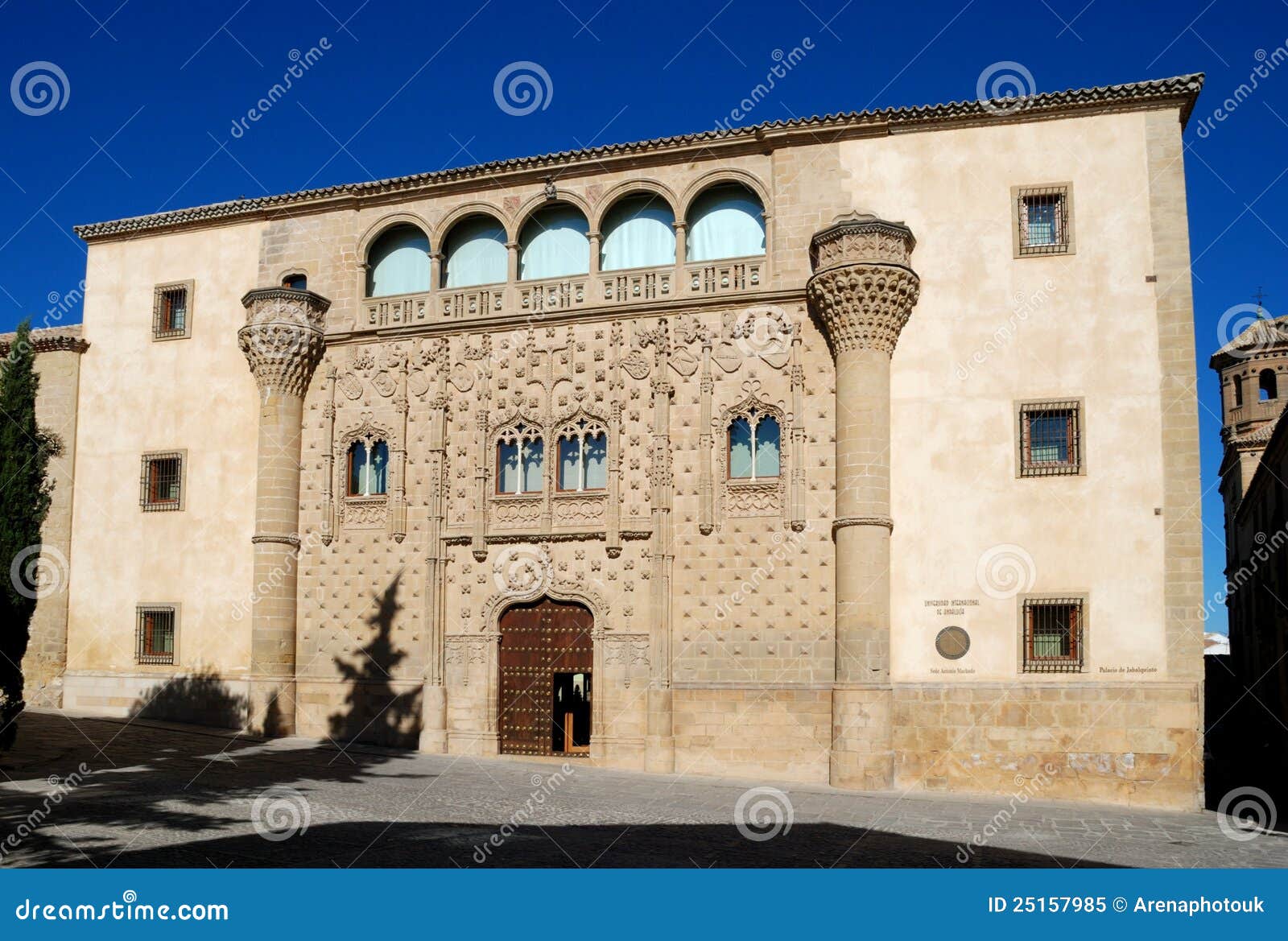 jabalquinto palace, baeza, spain.