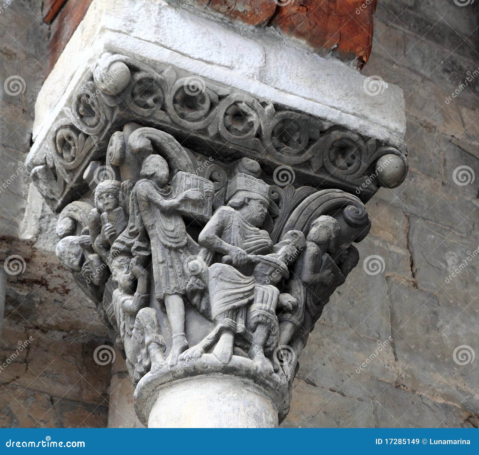 jaca cathedral chapiter romanesque king david