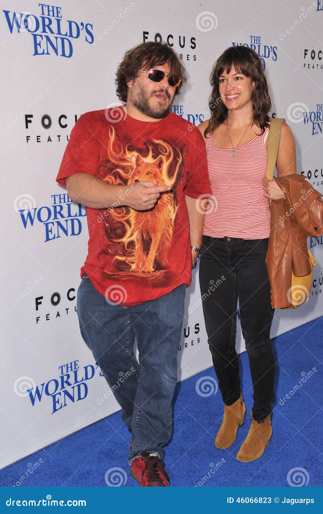 Jack Black e Tanya Haden imagem editorial. Imagem de premier - 55169890