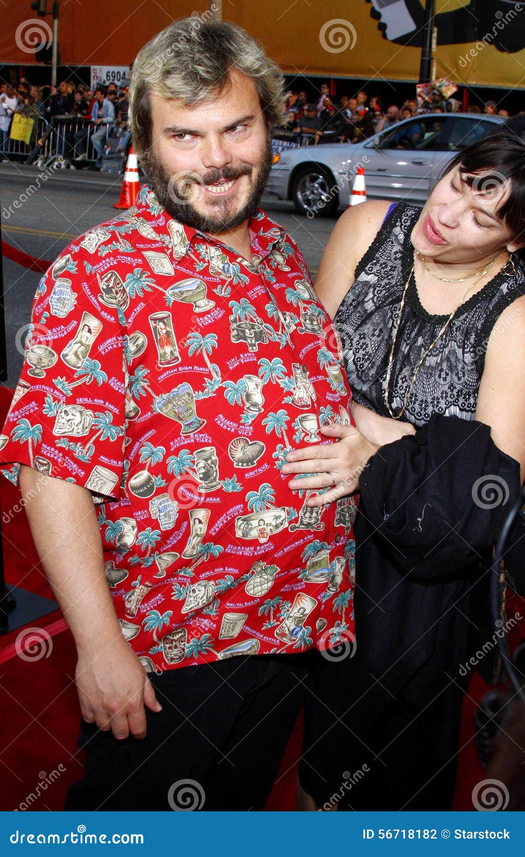 Tanya Haden Jack Black Son Thomas Editorial Stock Photo - Stock Image