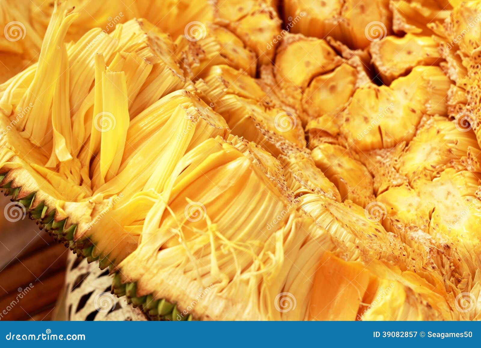 Jack fruit on the market stock image. Image of season 39082857