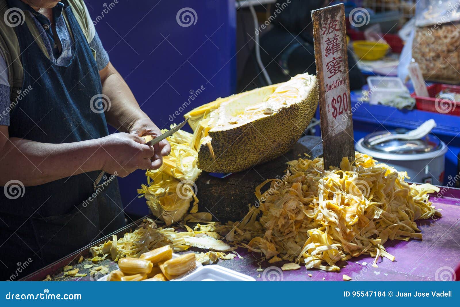Jack fruit stock photo. Image of dessert, natural, ripe 95547184