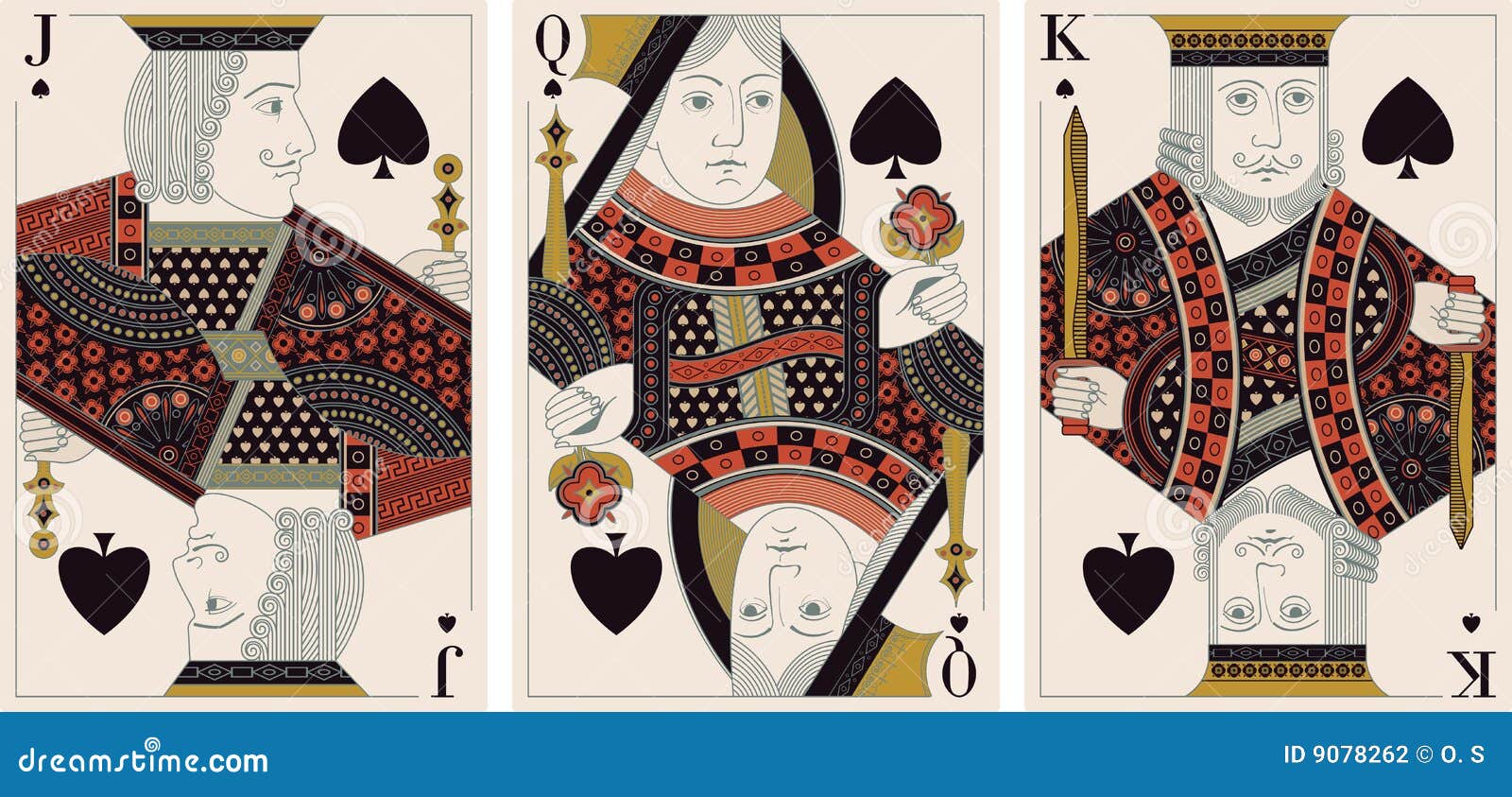 Queen of spades asian