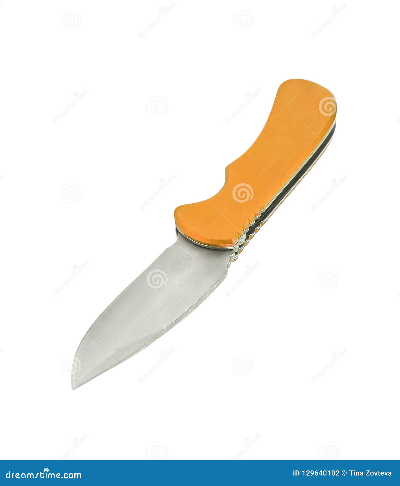 A Jack Knife Isolated on White Stock Photo Image of clasp, isolated
