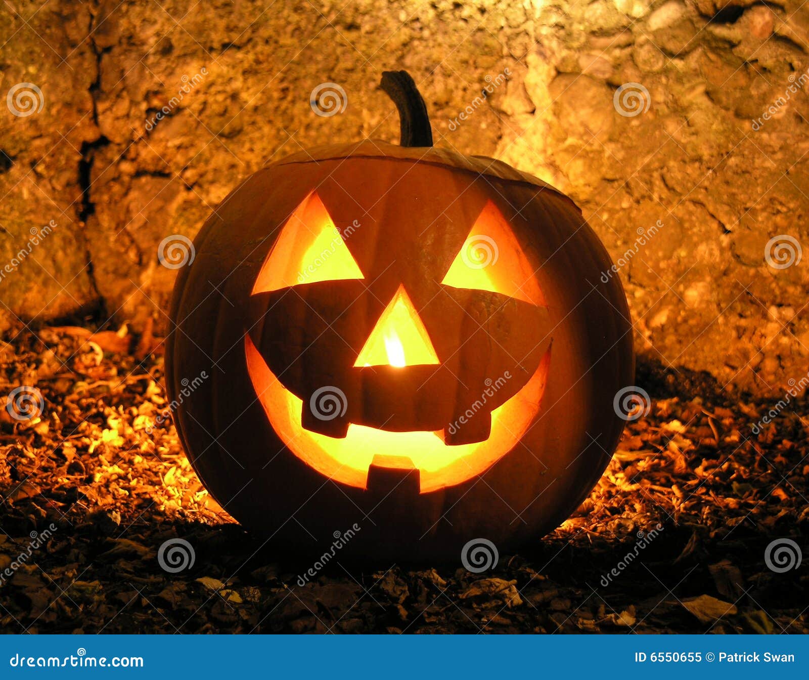 Jack o Lantern stock image. Image of candlelight, heat 6550655