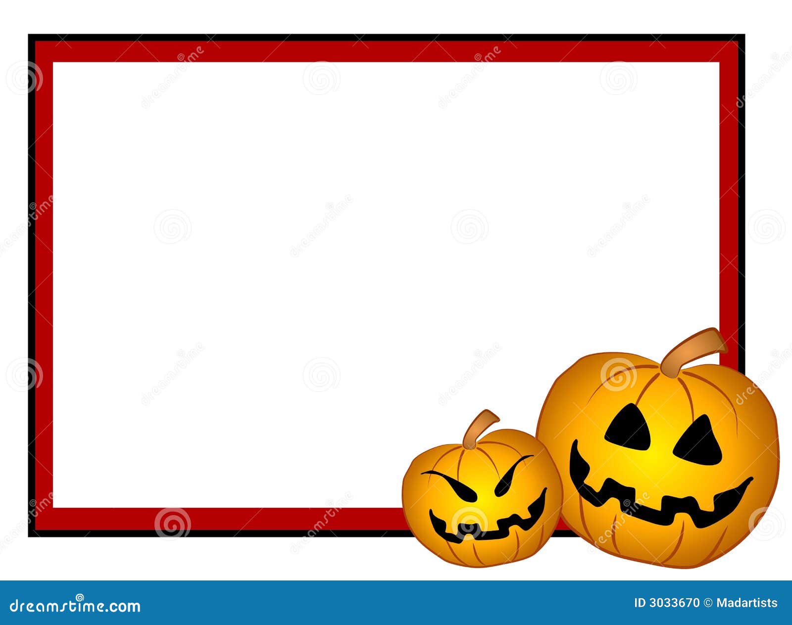 jack-o-lantern frame border