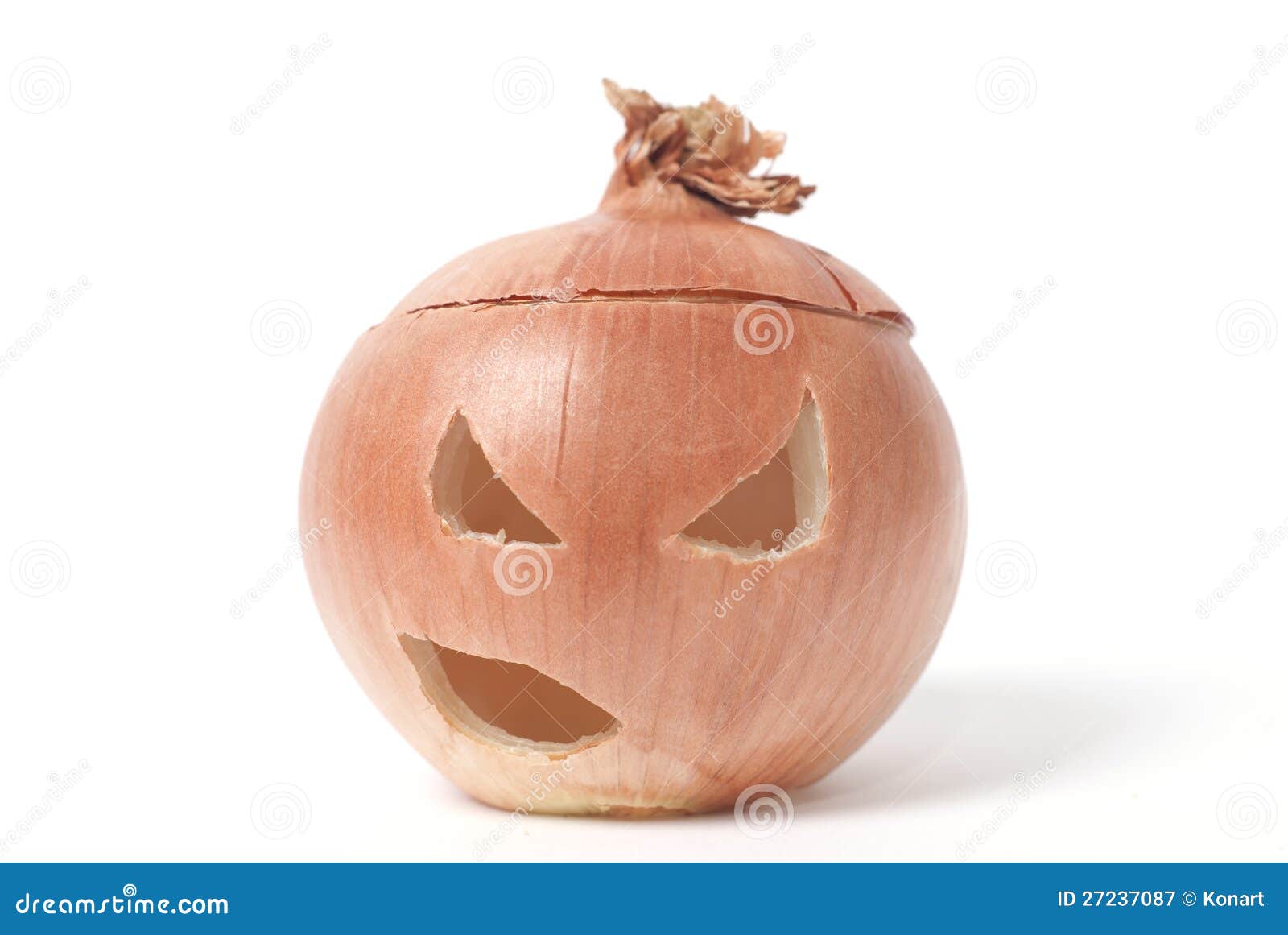 JackoLantern Made Out of Onion Stock Image Image of decoration