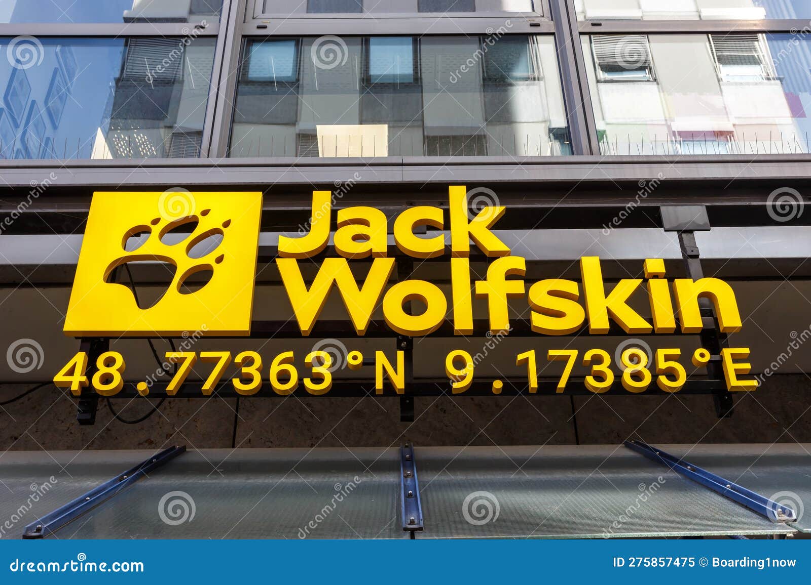 Jack Wolfskin Store Brand Shop with Logo Retail in Stuttgart, Germany ...