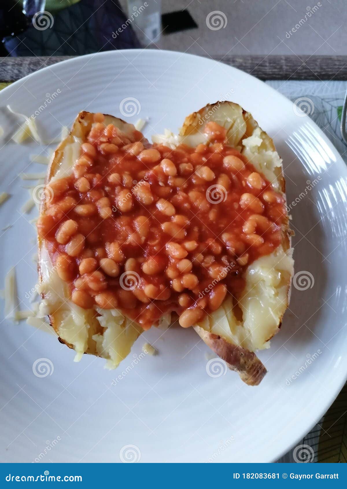 Jacket Potato With Cheese And Beans Stock Image Image Of Potato Meal jacket-potato-with-cheese-and-beans-stock-image-image-of-potato-meal