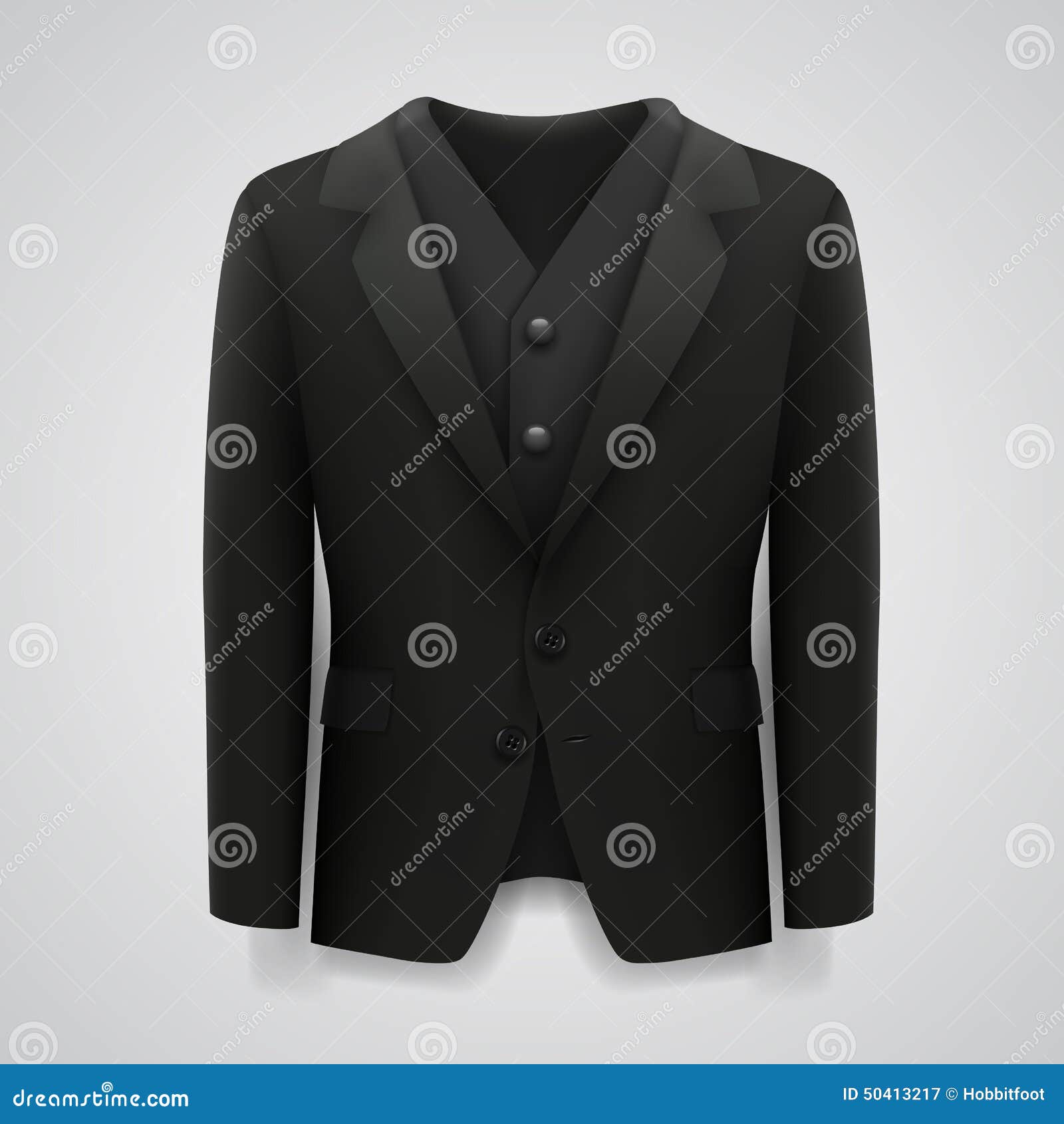 Jacket on a White Background Stock Vector - Illustration of clothes ...