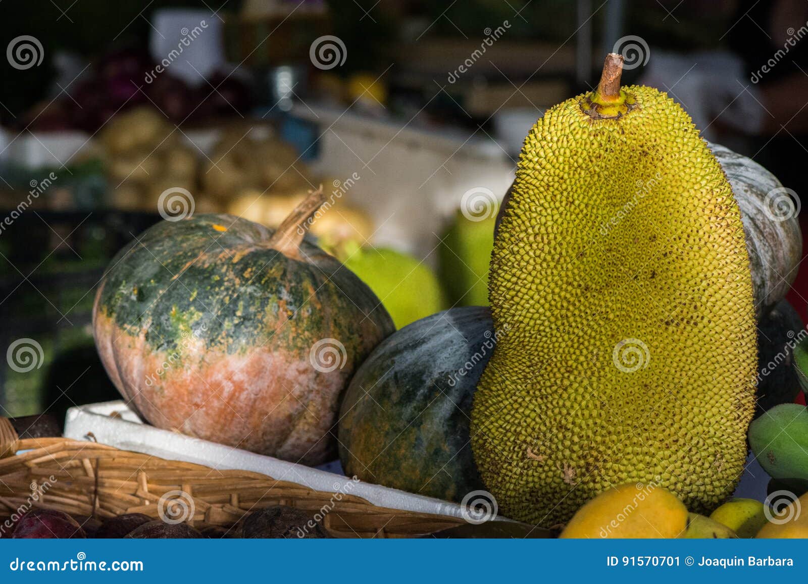 jackfruit and a pumpin