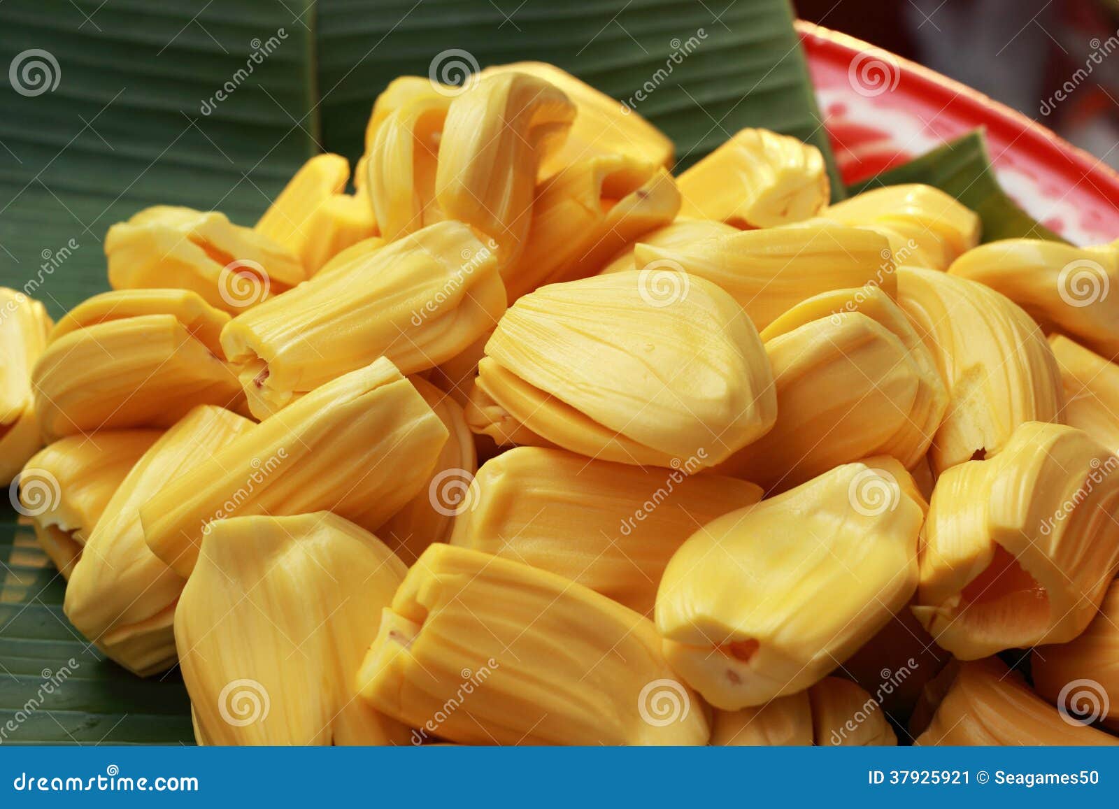 Jackfruit on a Tray in the Market Stock Image Image of sweet, natural