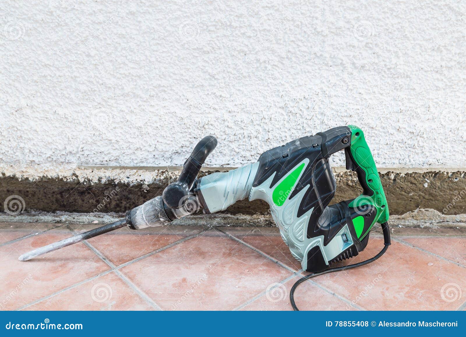 Jackhammer stock photo. Image of rotary, pneumatic, drill 78855408