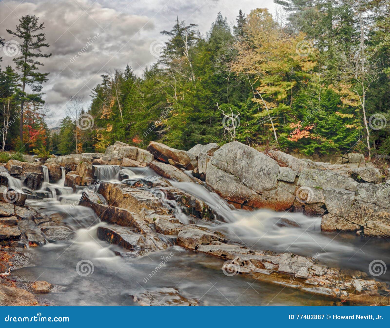 Jackson Falls New Hampshire Stock Image Image of hampshire, jackson