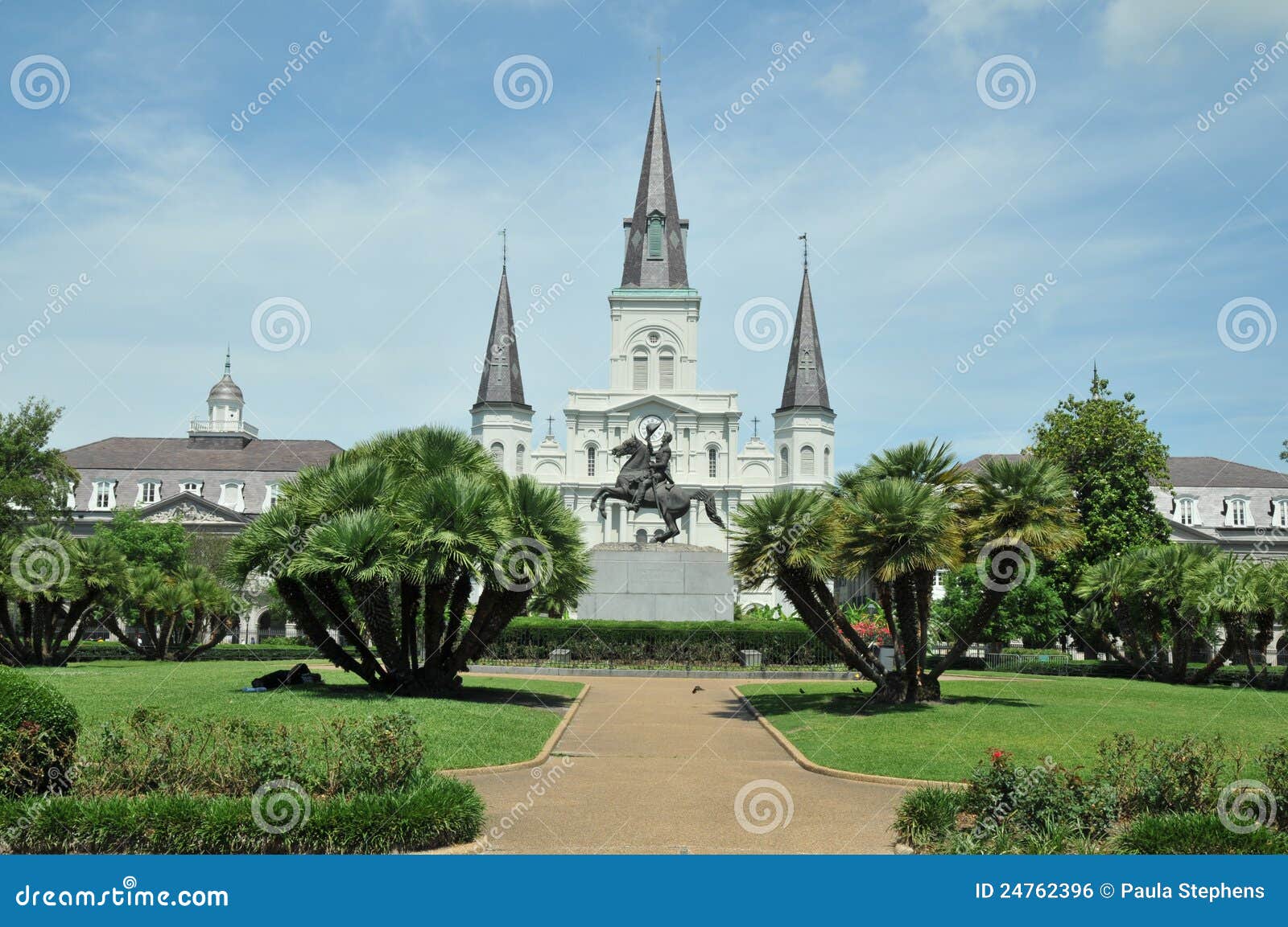 Jackson Square stock photo. Image of architecture, structure 24762396