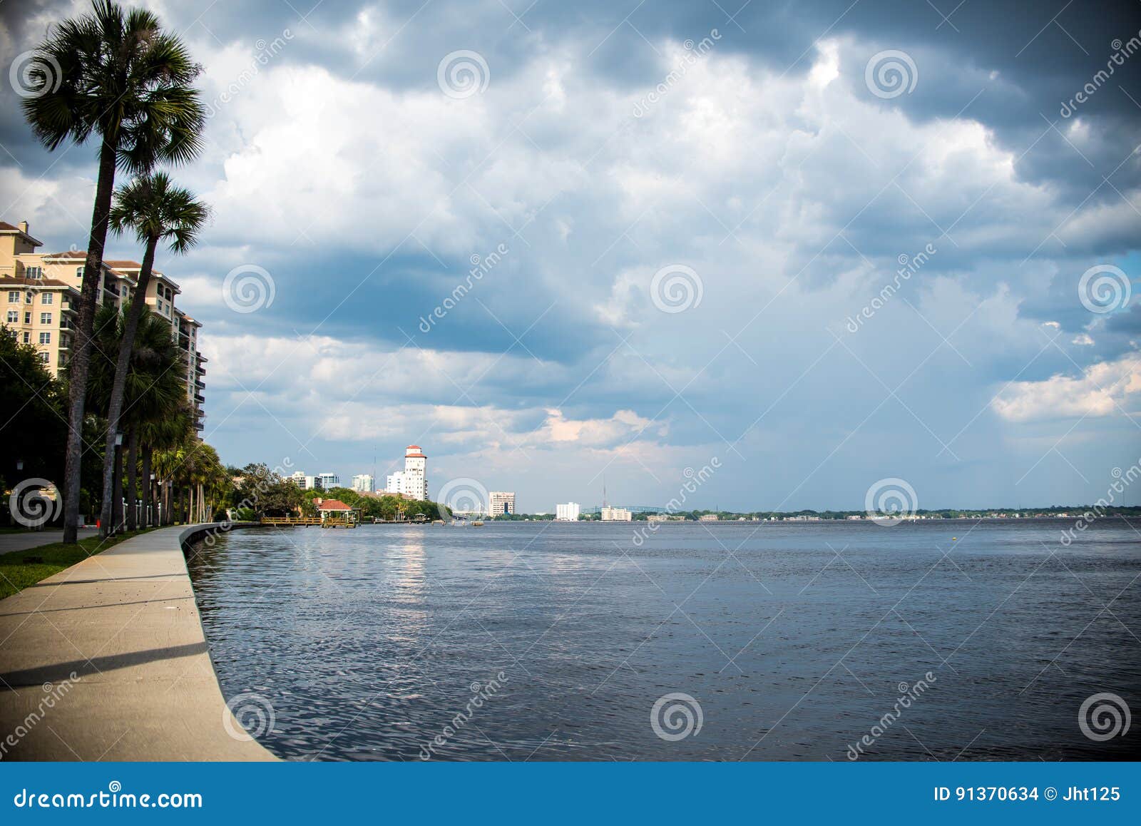 Jacksonville Florida Landscape Stock Photo Image of relaxation, blue 91370634
