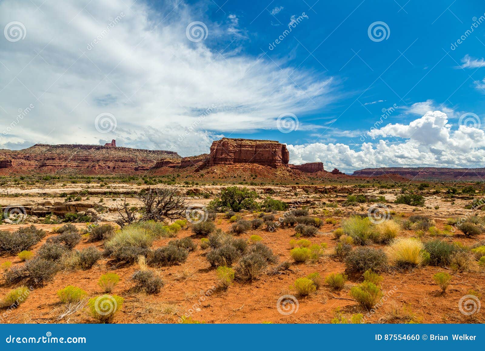Jacob S Chair At Fry Canyon Stock Photo Image Of Mesa