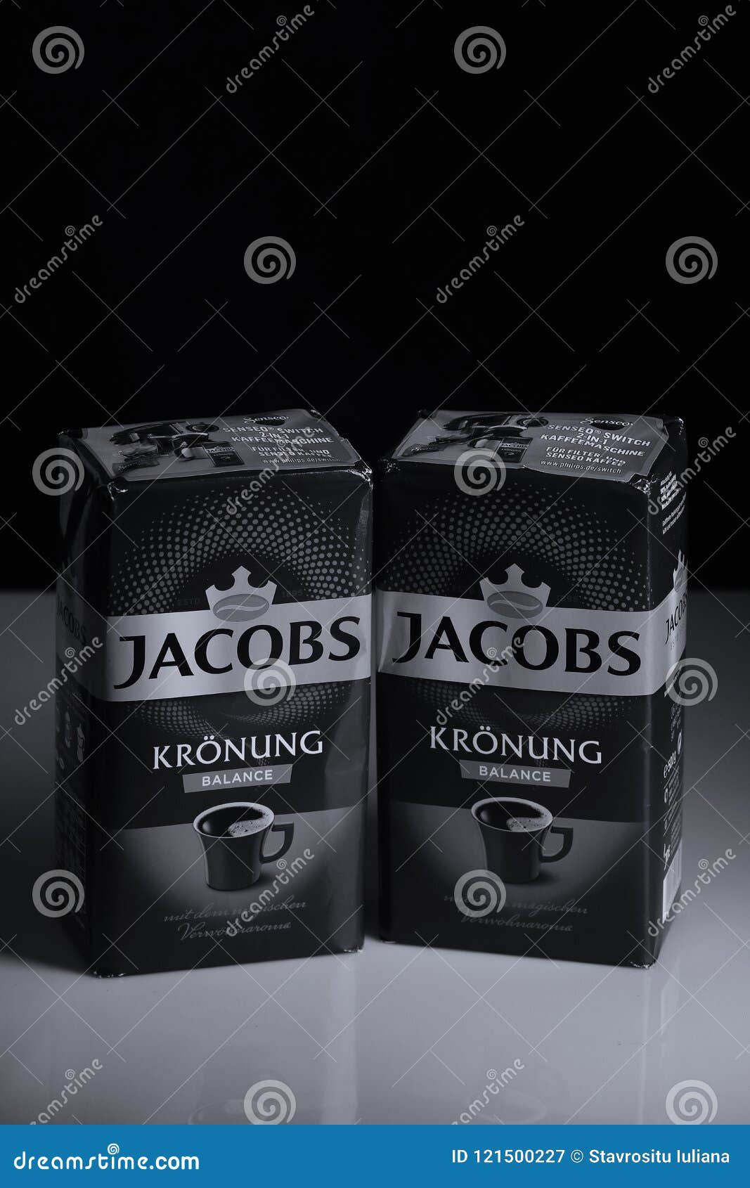 Jacobs Kronung coffee pack editorial photography. Image of cafe 121500227