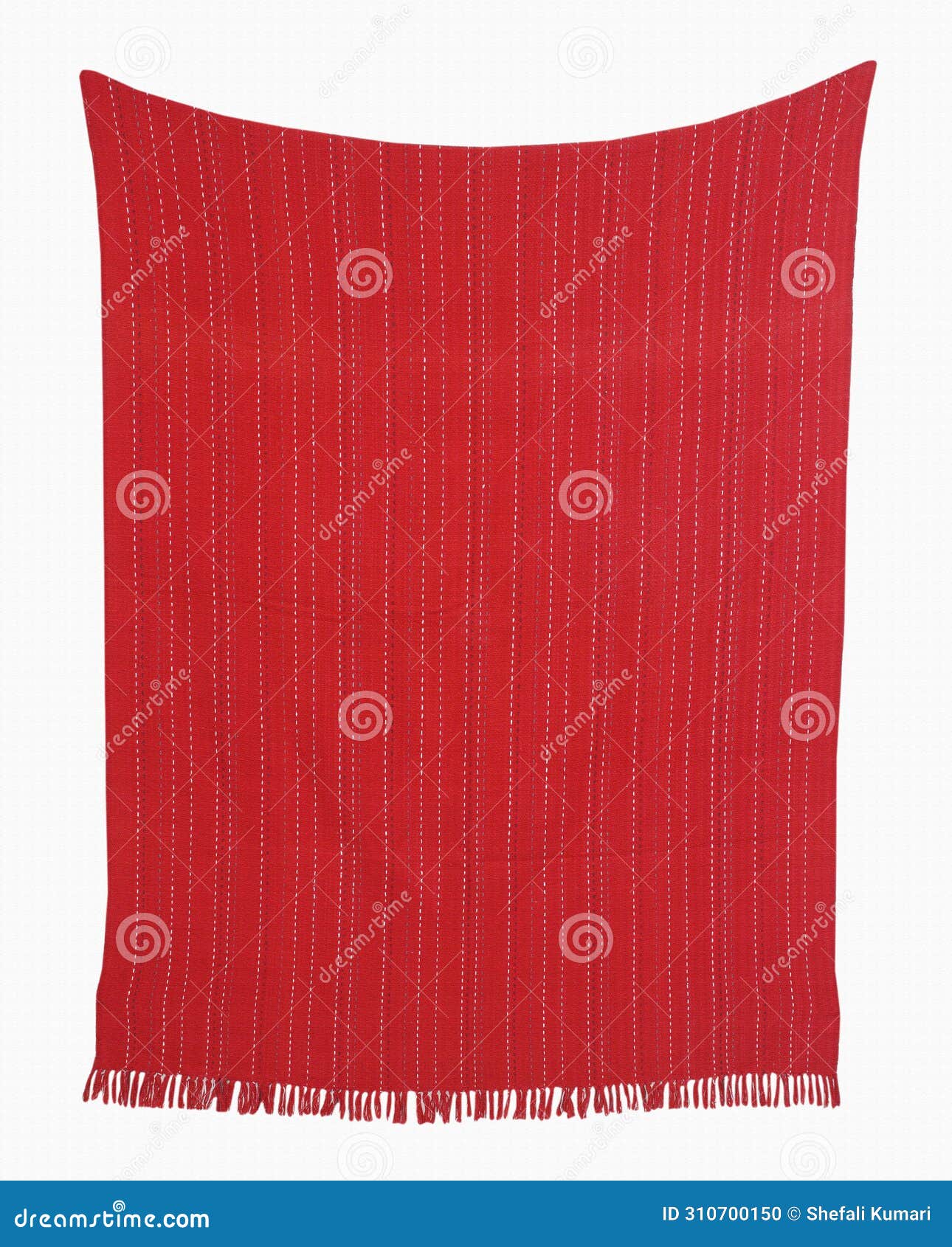 Jacquard and Woven Throw Blanket with High Resolution Stock Photo