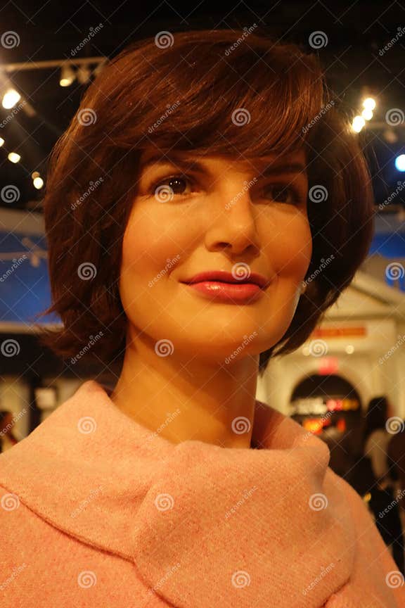 Jacqueline Kennedy Wax Figure Editorial Stock Photo - Image of lady ...