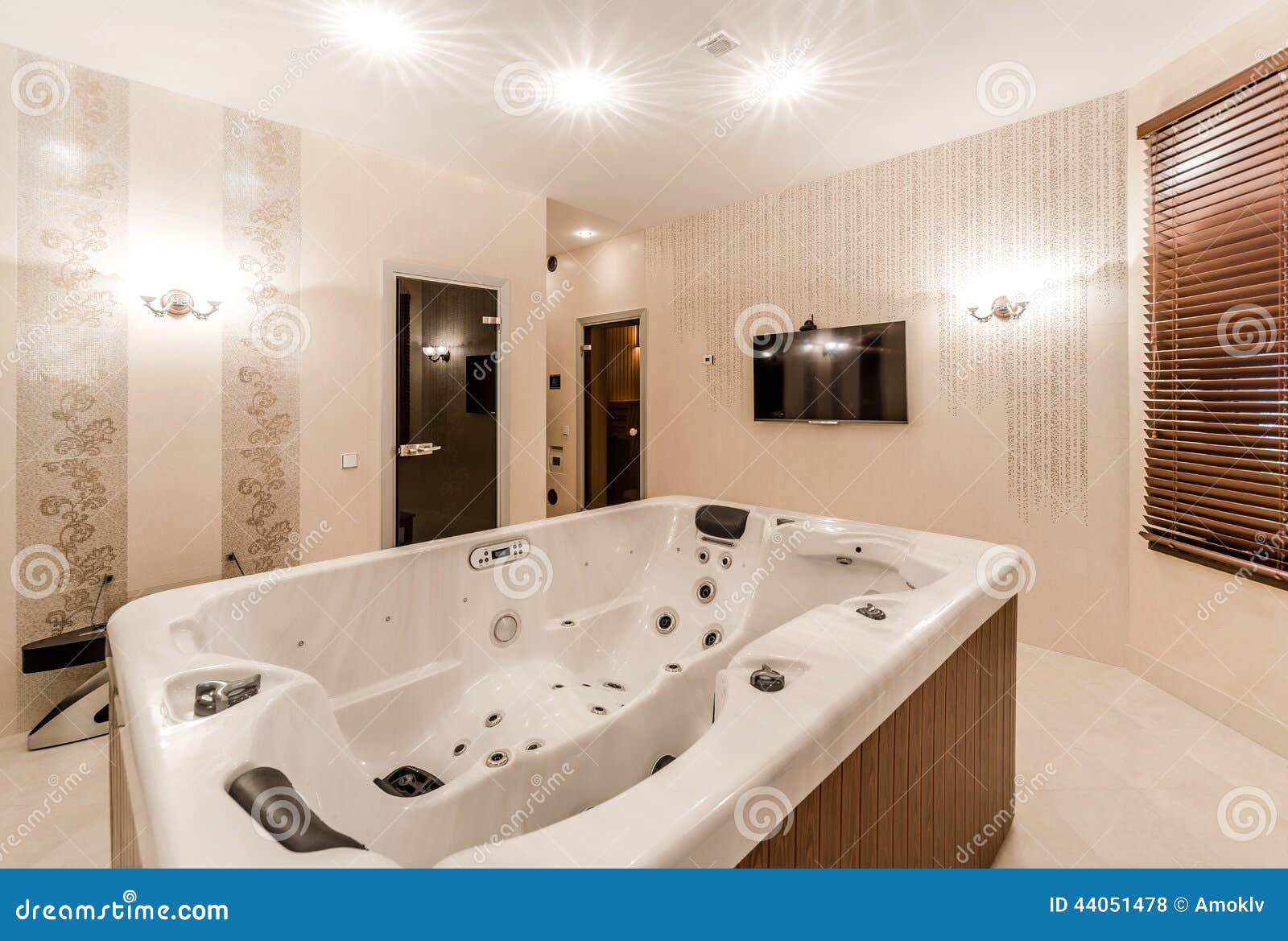 Jacuzzi stock photo. Image of care, clean, luxurious 44051478