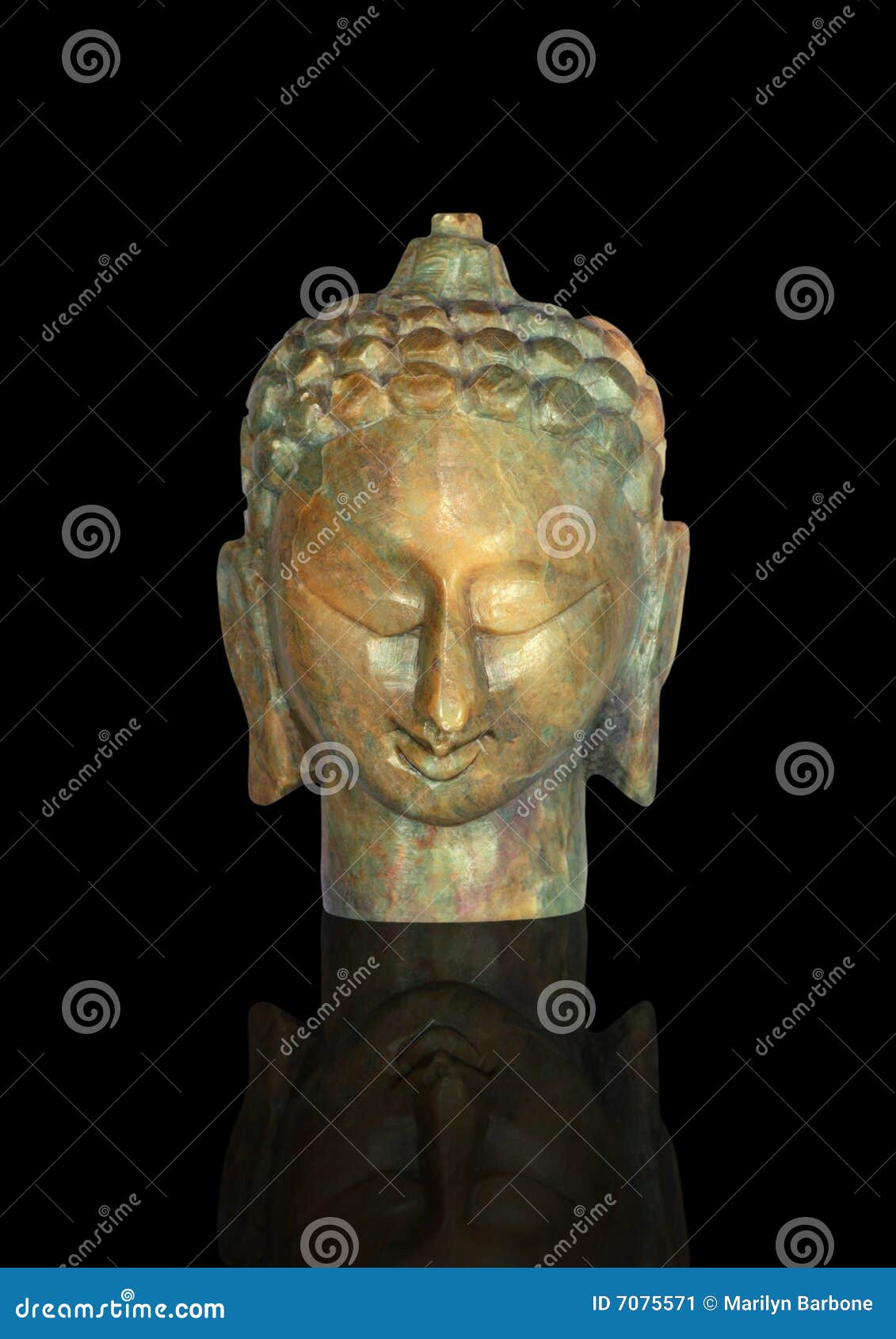 Jade Buddha Beauty stock image. Image of peaceful, face 7075571