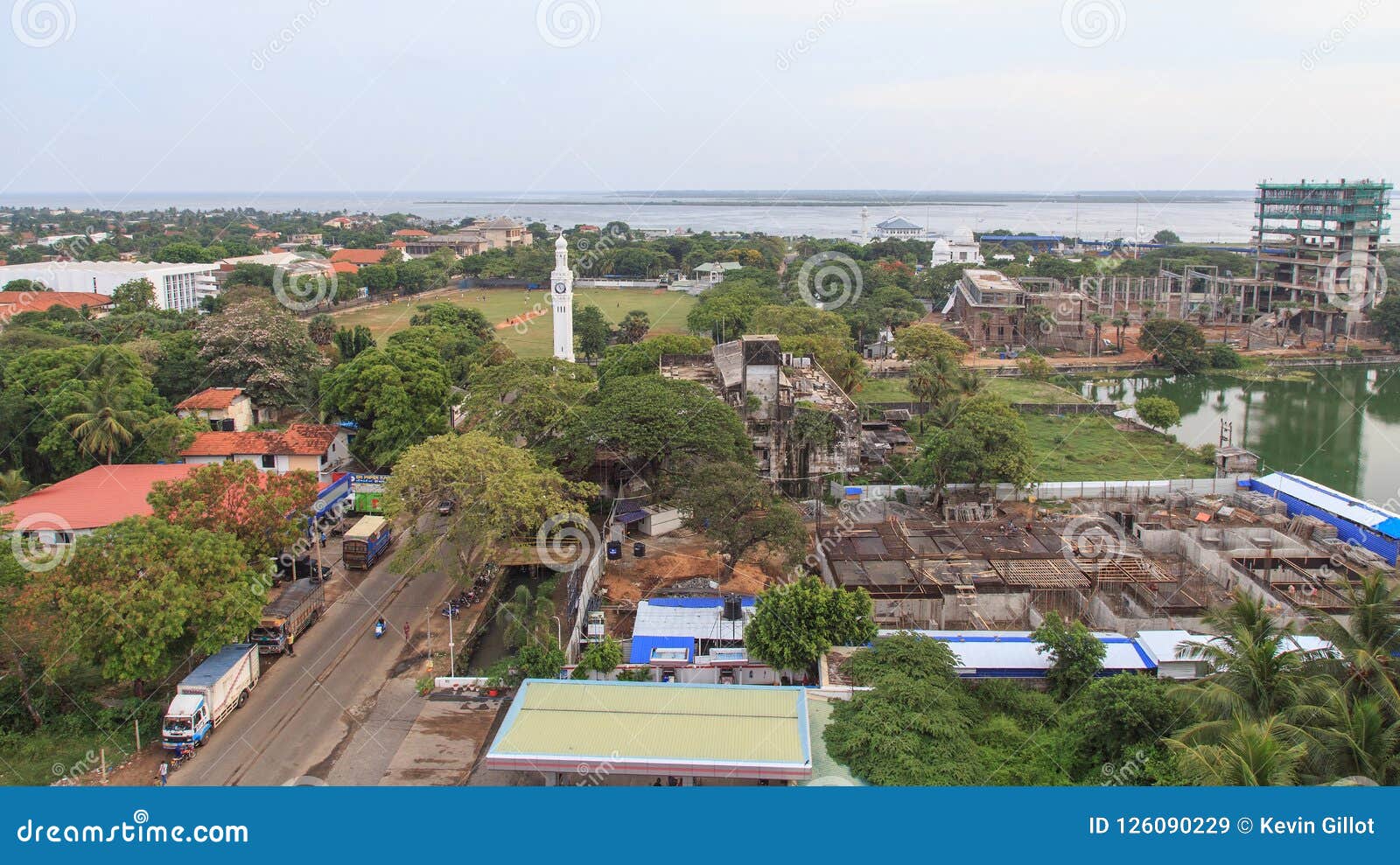 Aerial View Of The City Of Jaffna Sri Lanka Editorial Stock Image