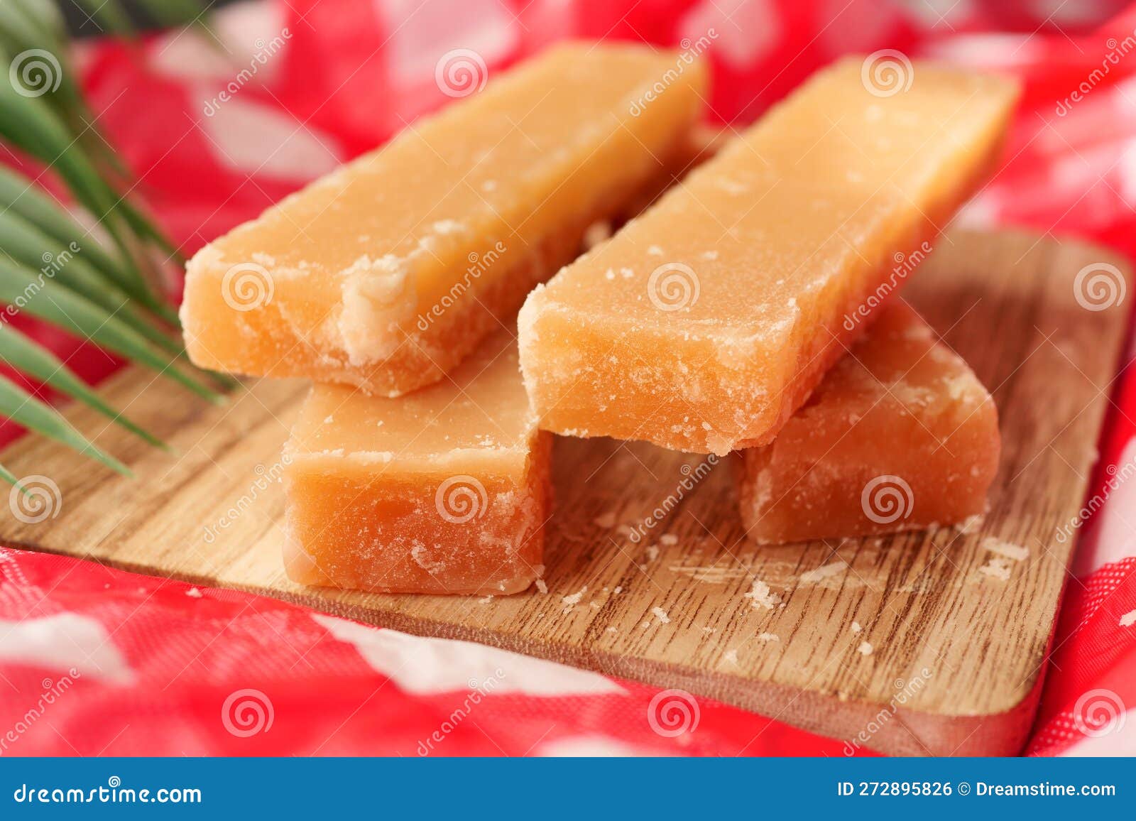 Jaggery Traditional Cane Sugar Cube on Table Stock Photo Image of