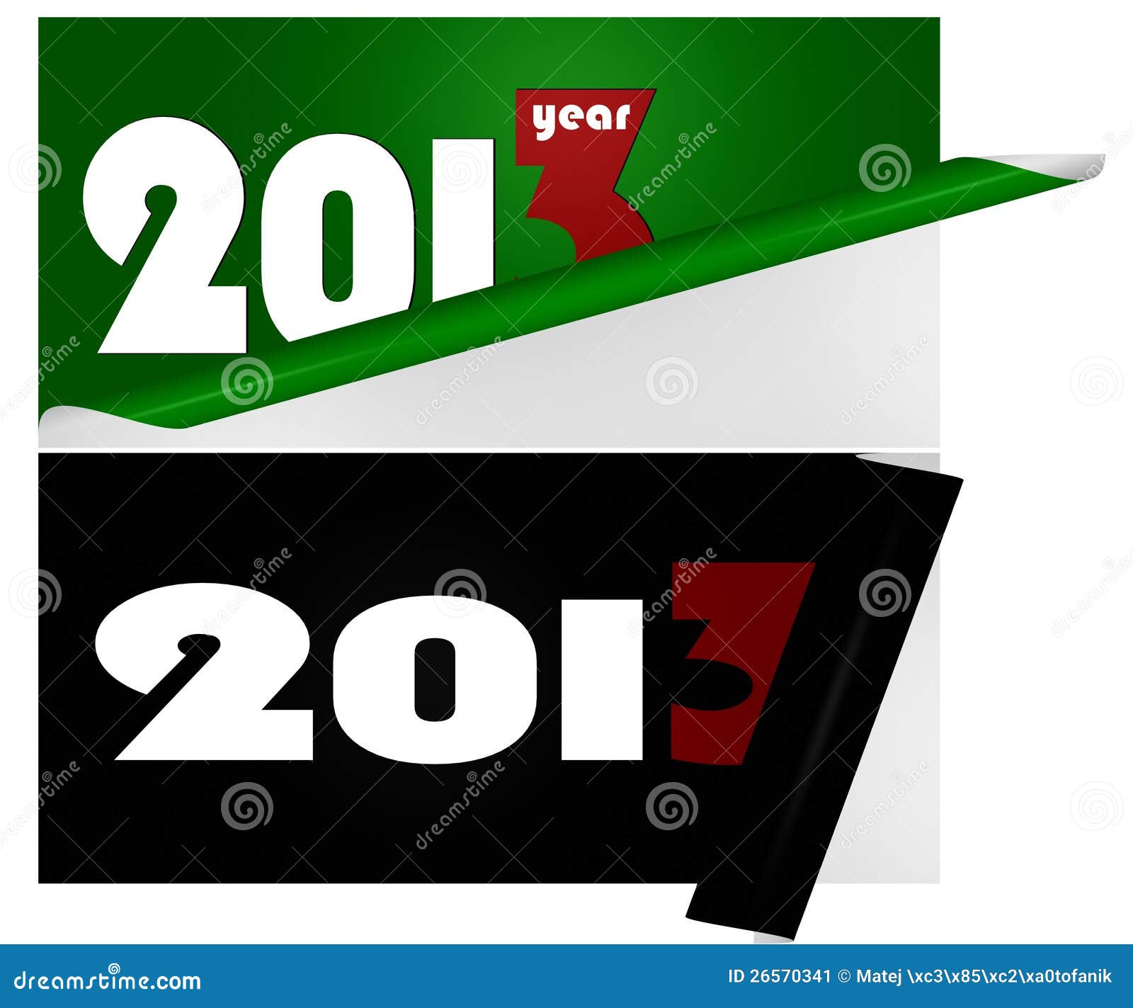 Jahr 2013. Verwendbar für Web oder Plakat.