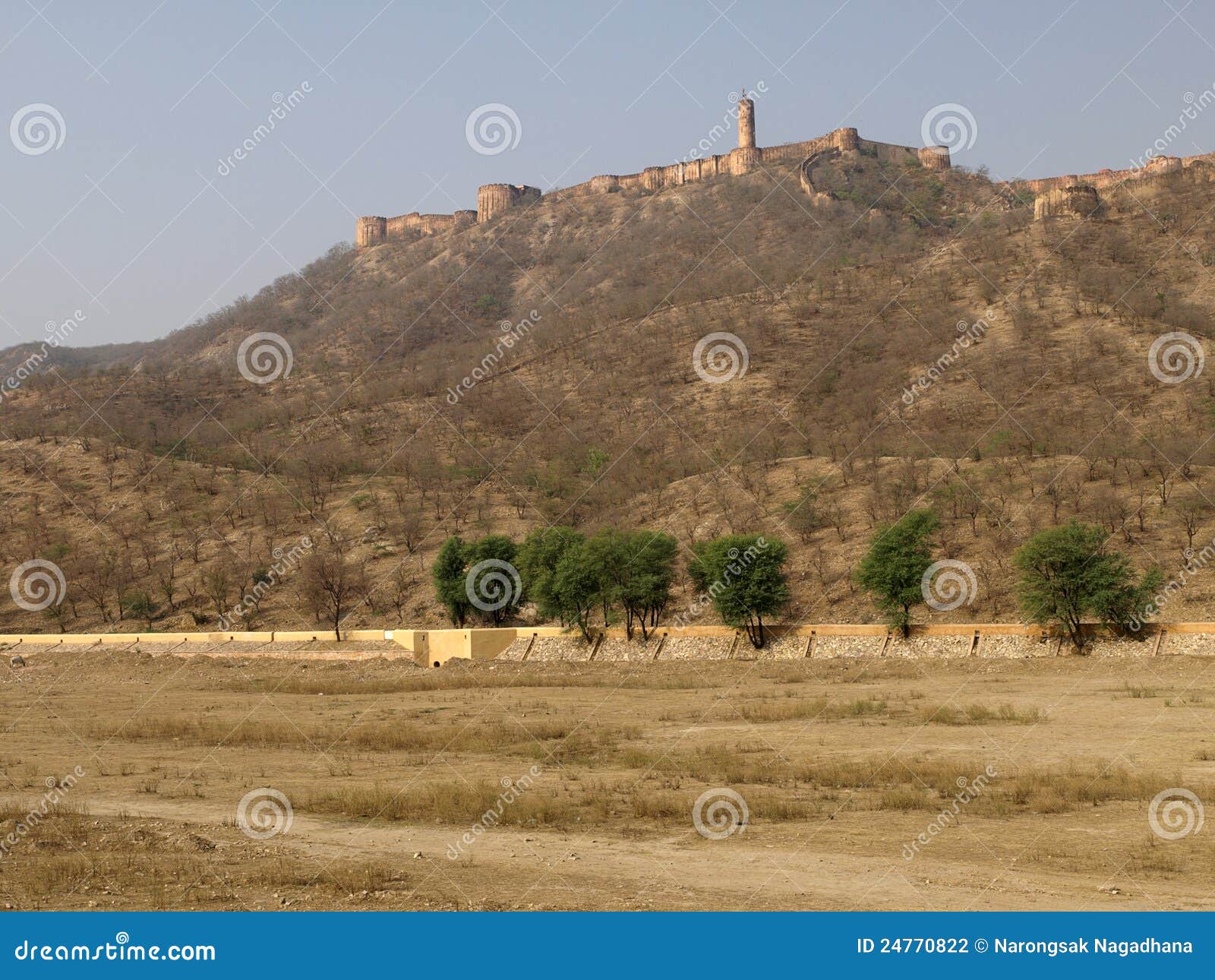 Jaigarh Fort, Jaipur, Indien Stockfoto - Bild von aufbau, leistung ...