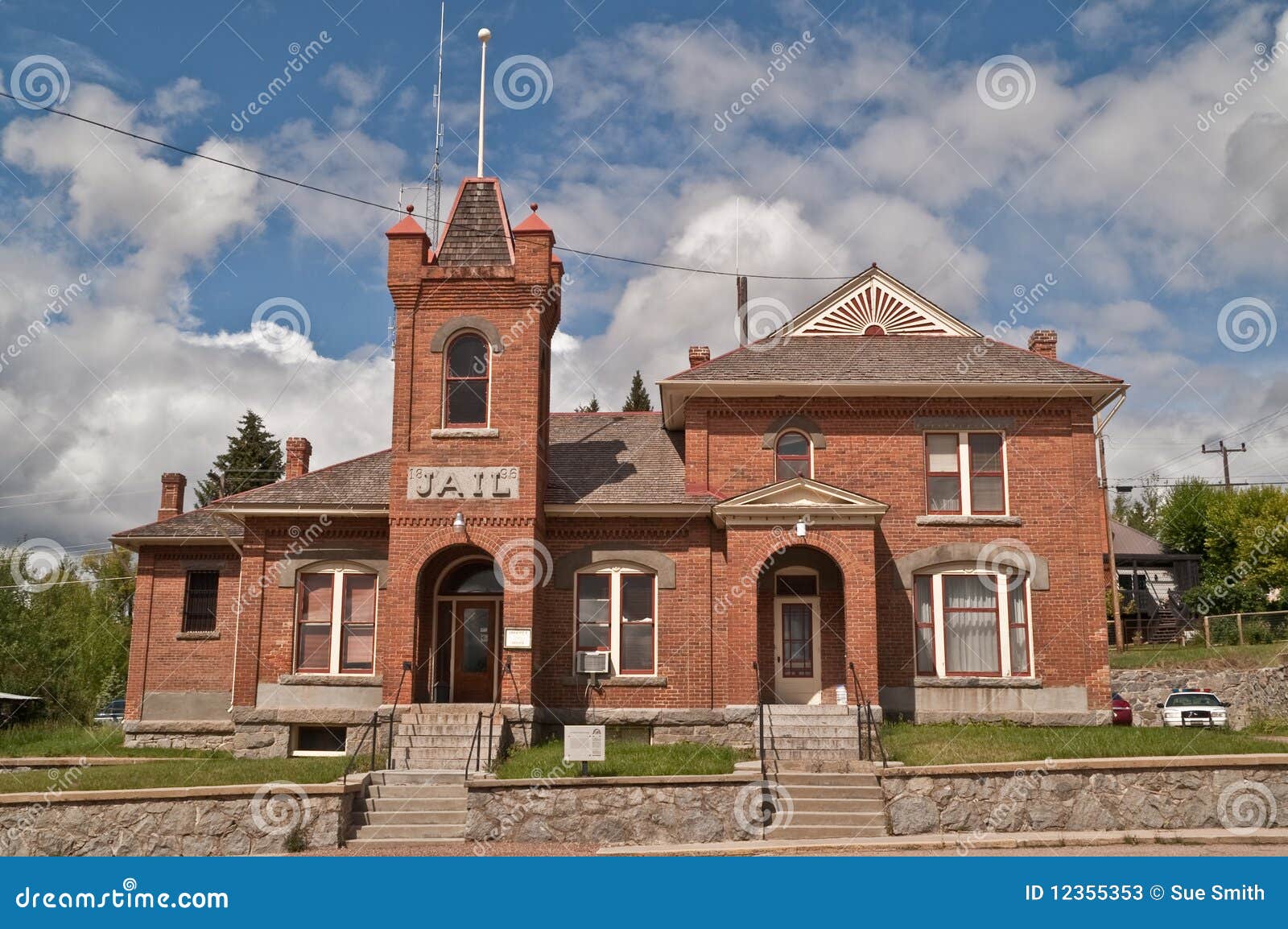 Jail Built in 1896 stock image. Image of present, medieval 12355353