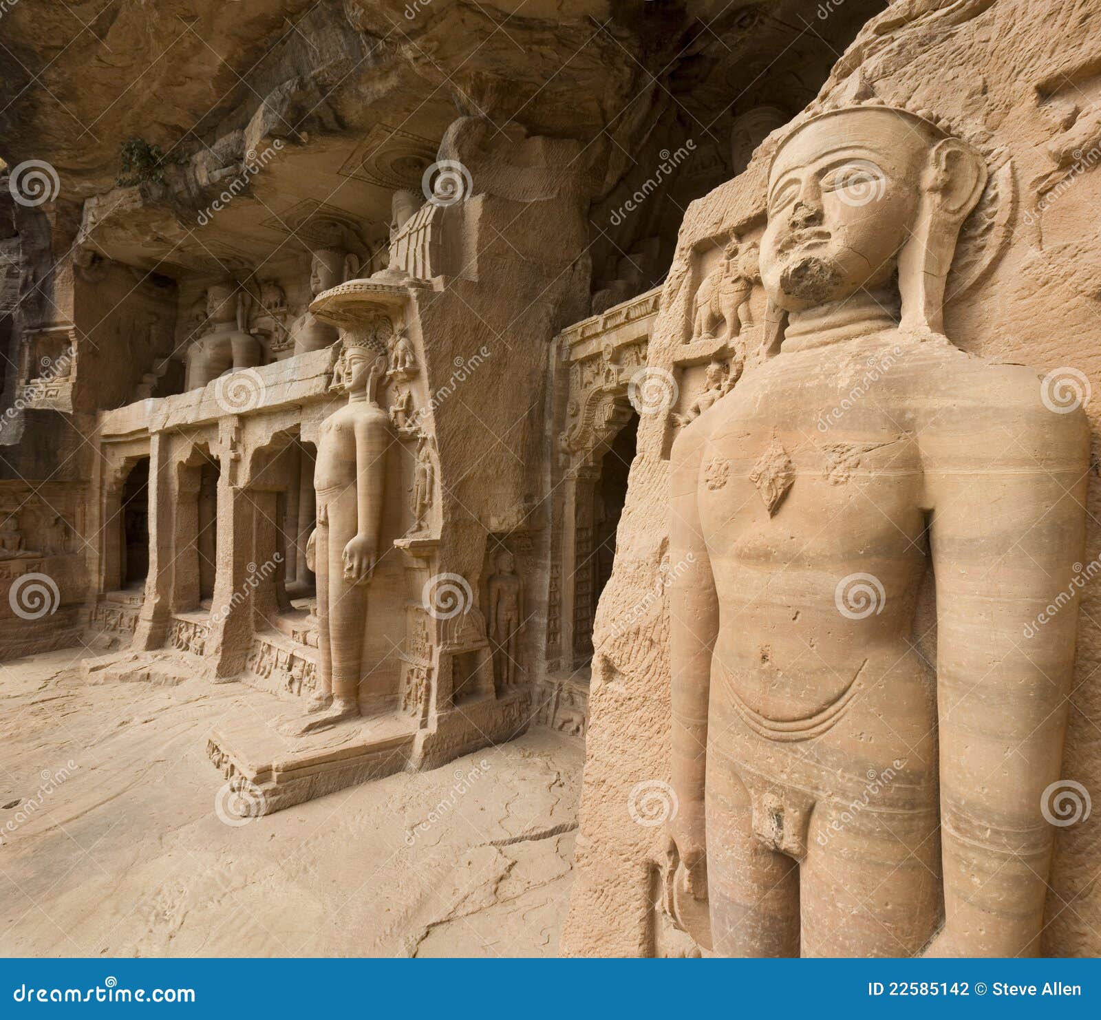 jain sculptures - gwalior - india