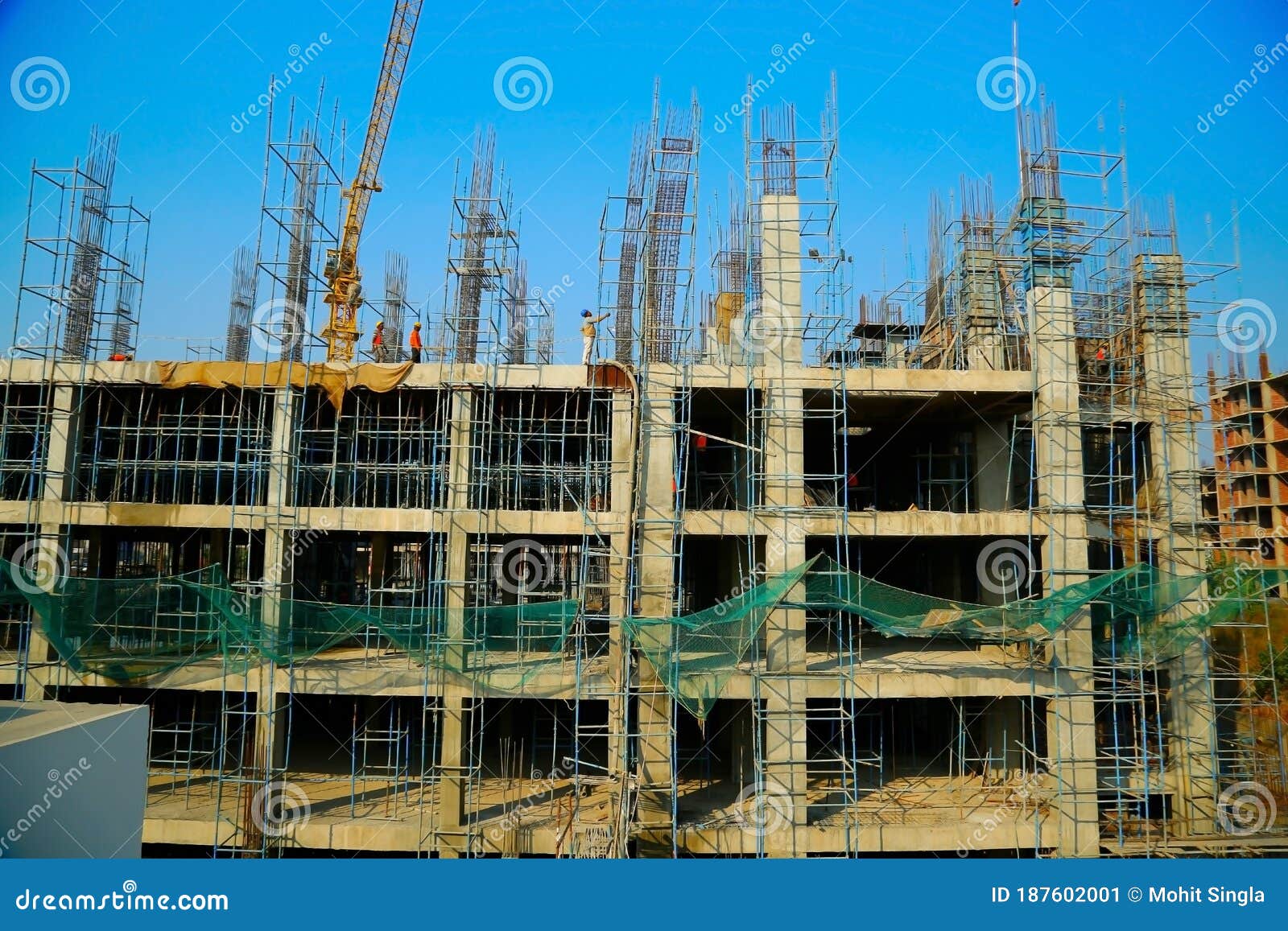 Jaipur, India June 2017 New Construction of Building in Jaipur
