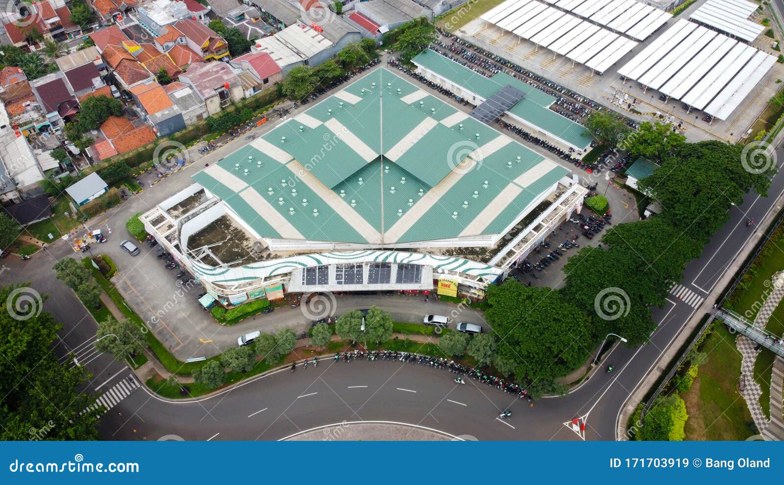 Aerial View Aeon Mall Jakarta Garden City Aeon Is A Largest