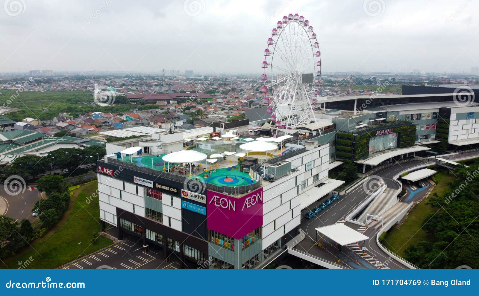 Aerial View Aeon Mall Jakarta Garden City Aeon Is A Largest