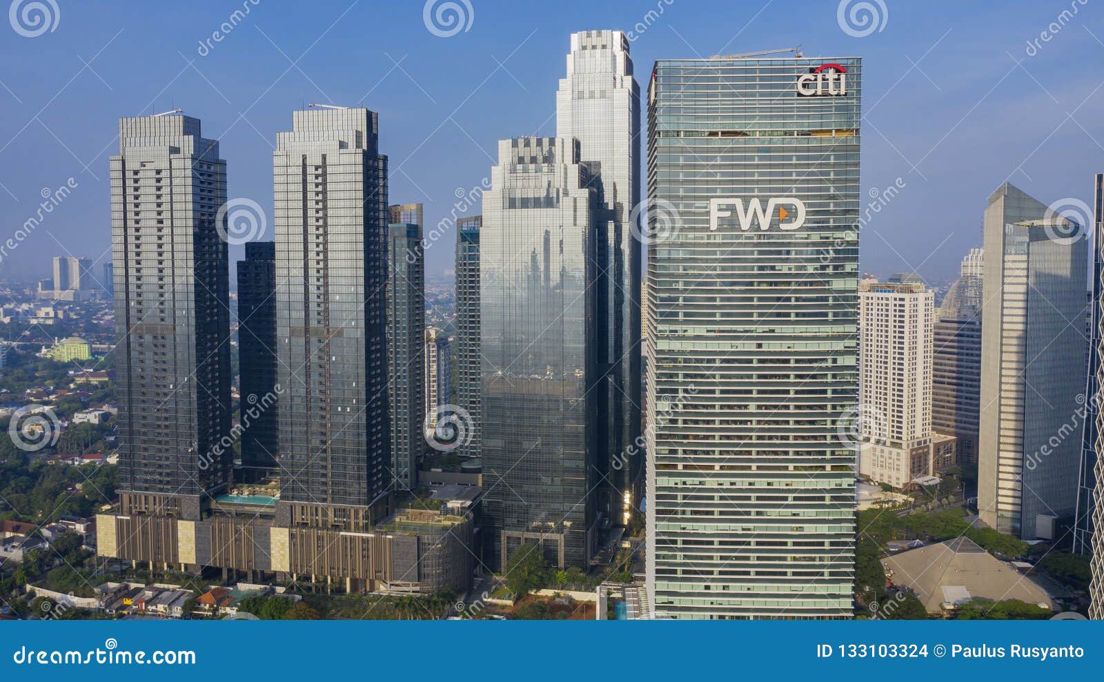 Modern High Buildings In South Jakarta  Editorial Stock 