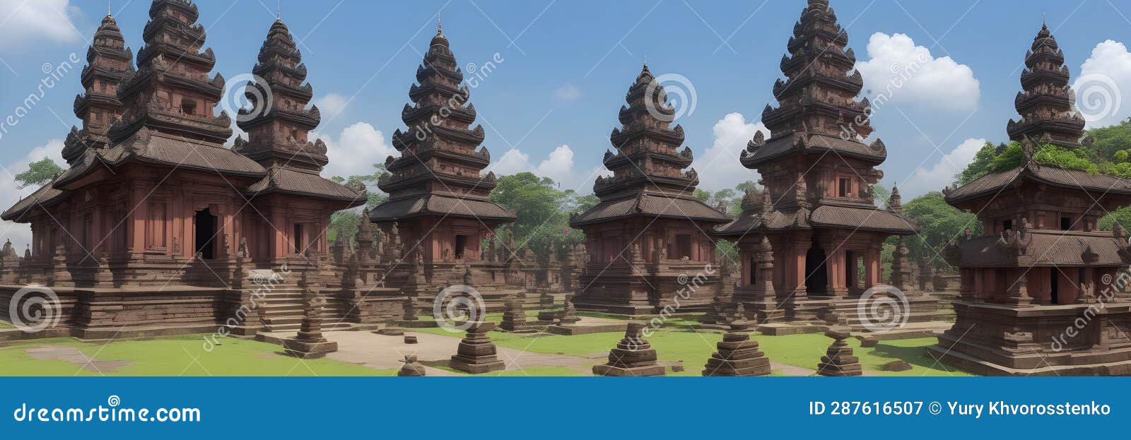 jakarta, majapahit monastery and temple, an architectural complex with temples and ruins