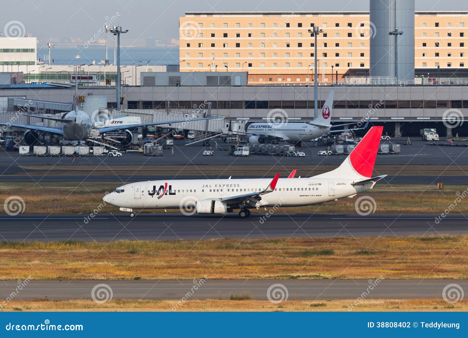 JAL at HANEDA Airport editorial photography. Image of tokyo 38808402