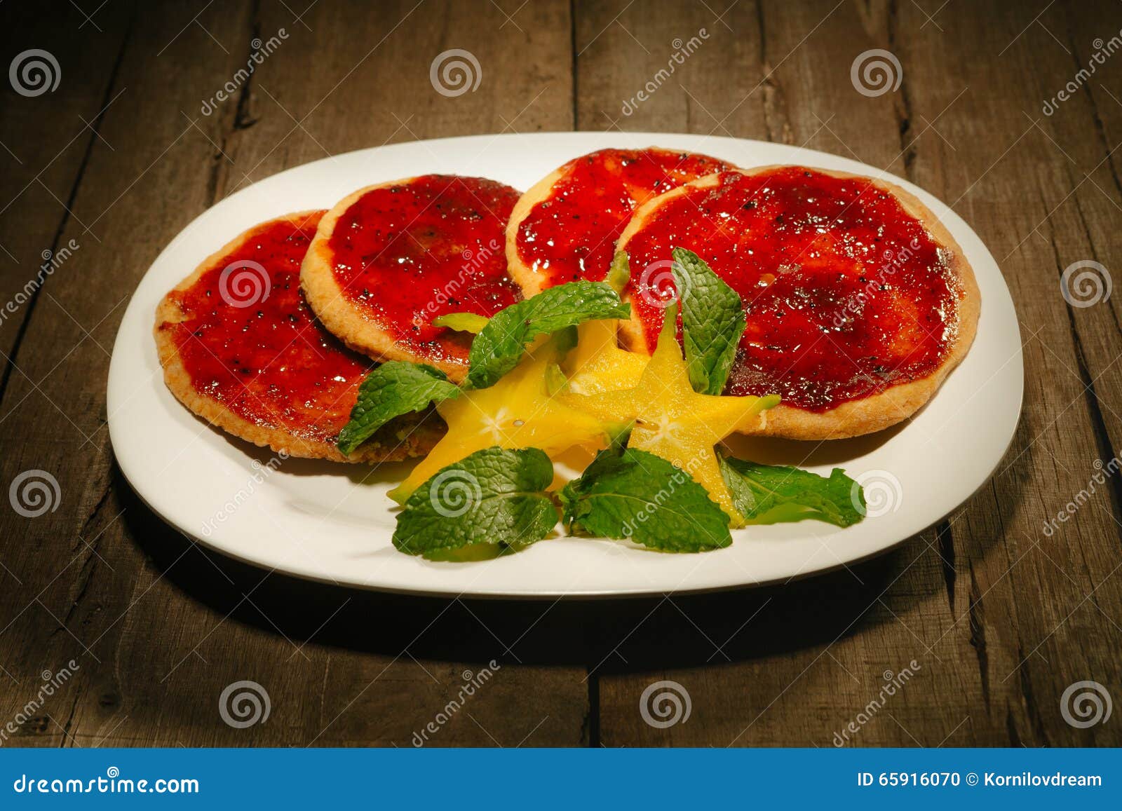 Jam cake stock photo. Image of background, closeup, dessert 65916070